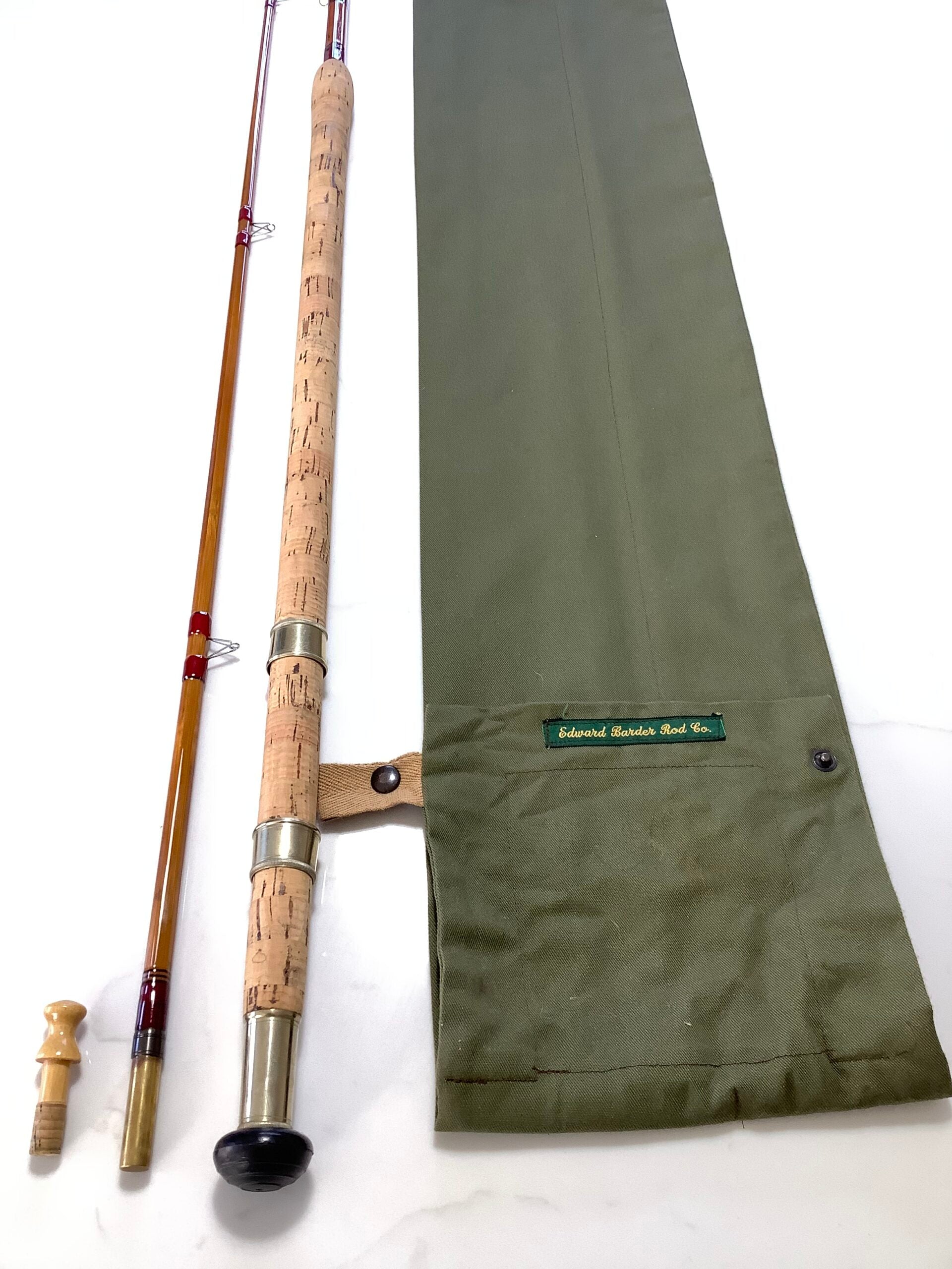 Edward Barder Rod Company “ THE CHRIS YATES MERLIN “Rare HOLLOW BUILT Ltd Edition Built Cane Rod