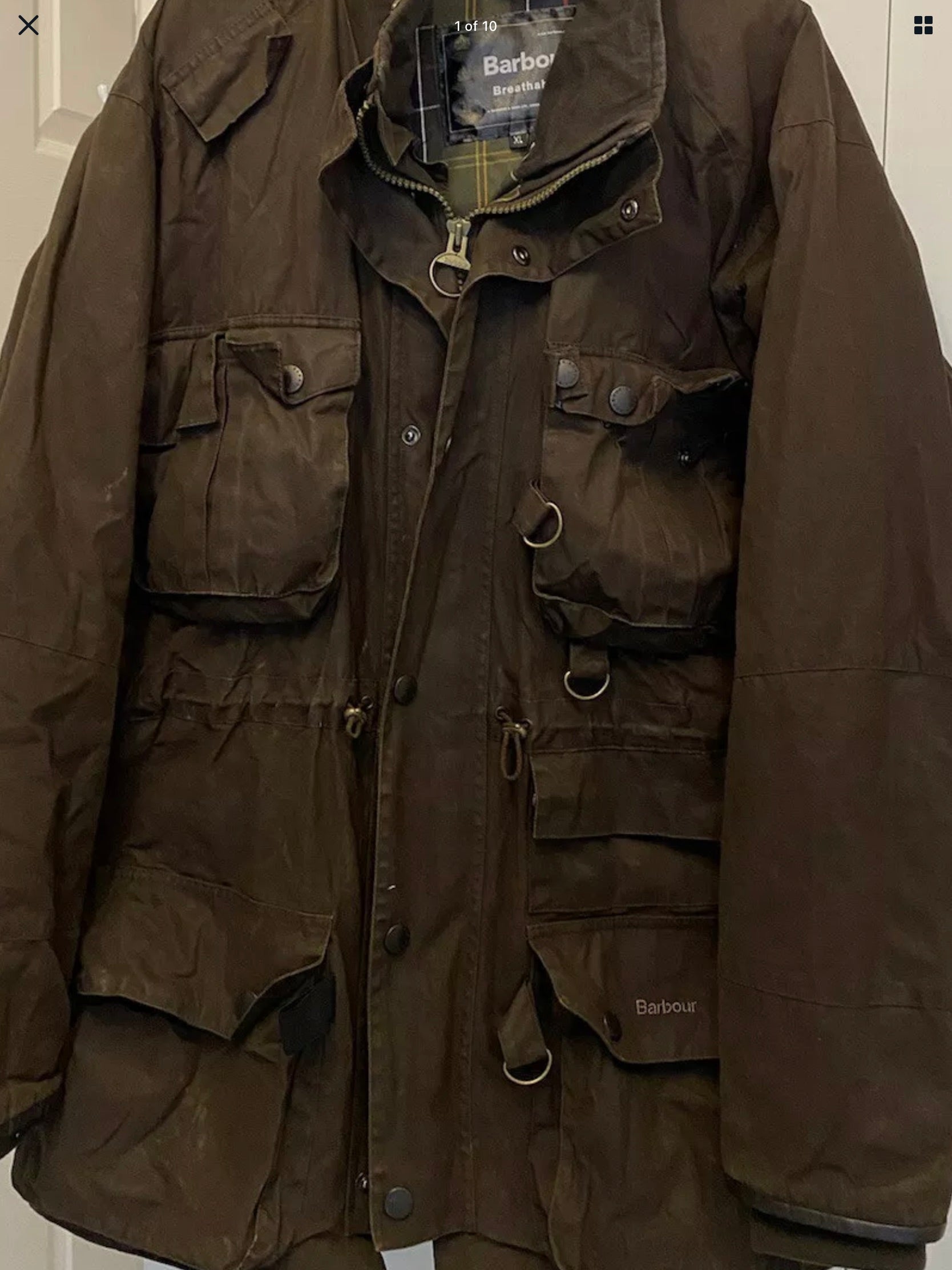 00年代 Barbour DuraCotton DryFly Jacket Rare Barbour “DryFly” XL Endurance Jacket – Antique & Vintage