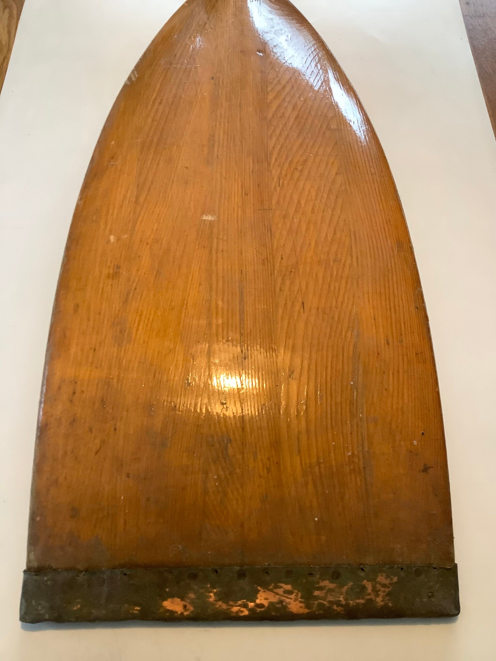 Antique Two piece detachable wooden canoe Paddle