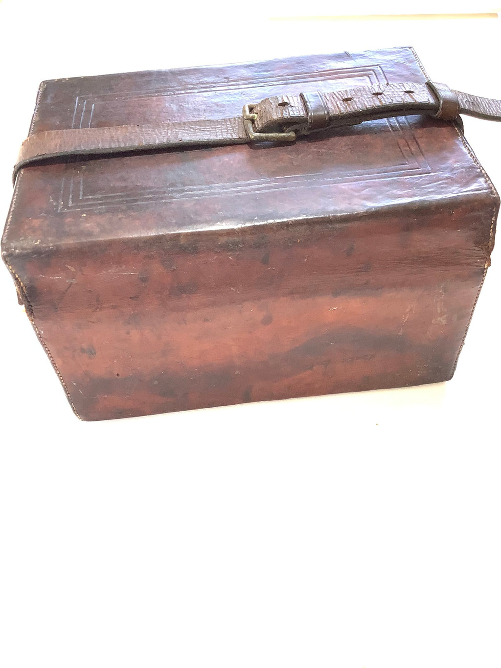 Antique JOHN BLANCH OF LONDON Gun Rifle Makers Leather Ammunition Cartridge Case