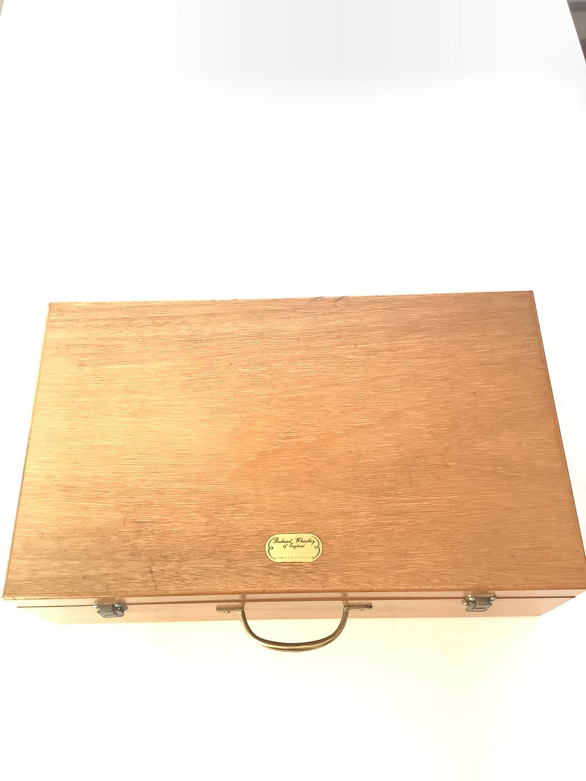 Richard Wheatley Large Mahogany Fly Tyers Cabinet