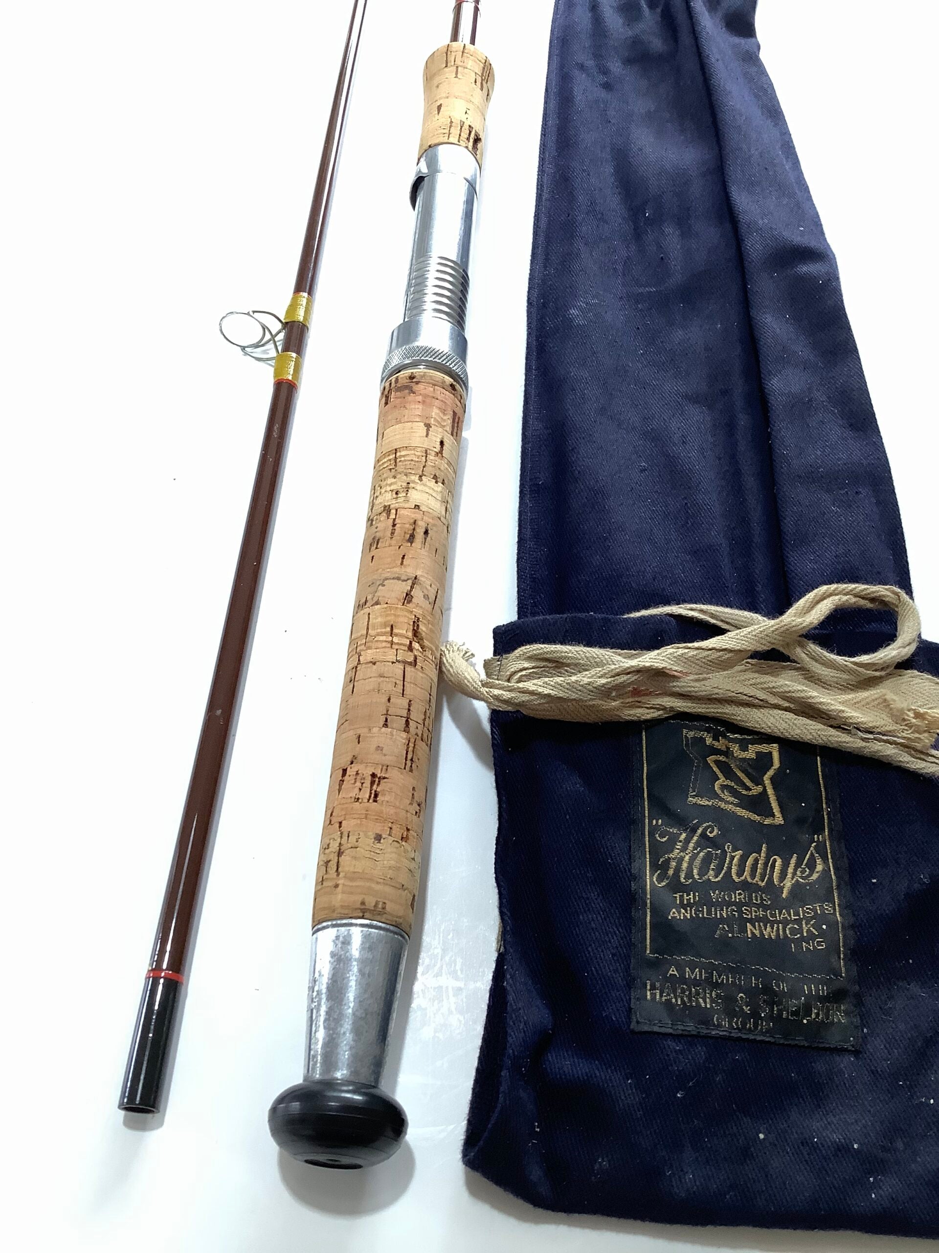 HARDY Fibalite Perfection 8’6” #6 2pcs Hardy Fibalite Perfection 8' 2 pc glassfibre fly rod #6