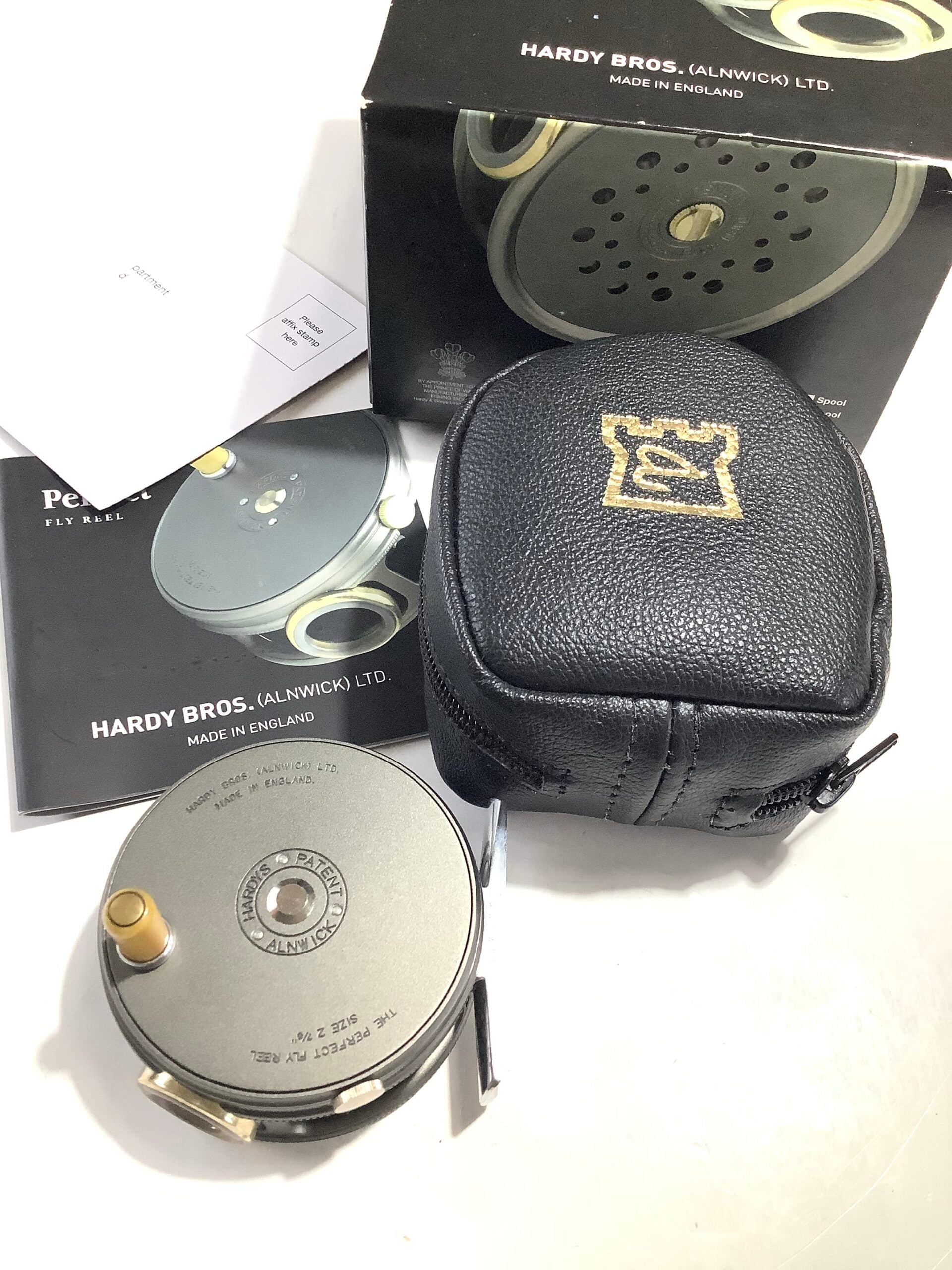 NEW Hardy Bros 2 7/8” PERFECT with Line Guide Fly Reel