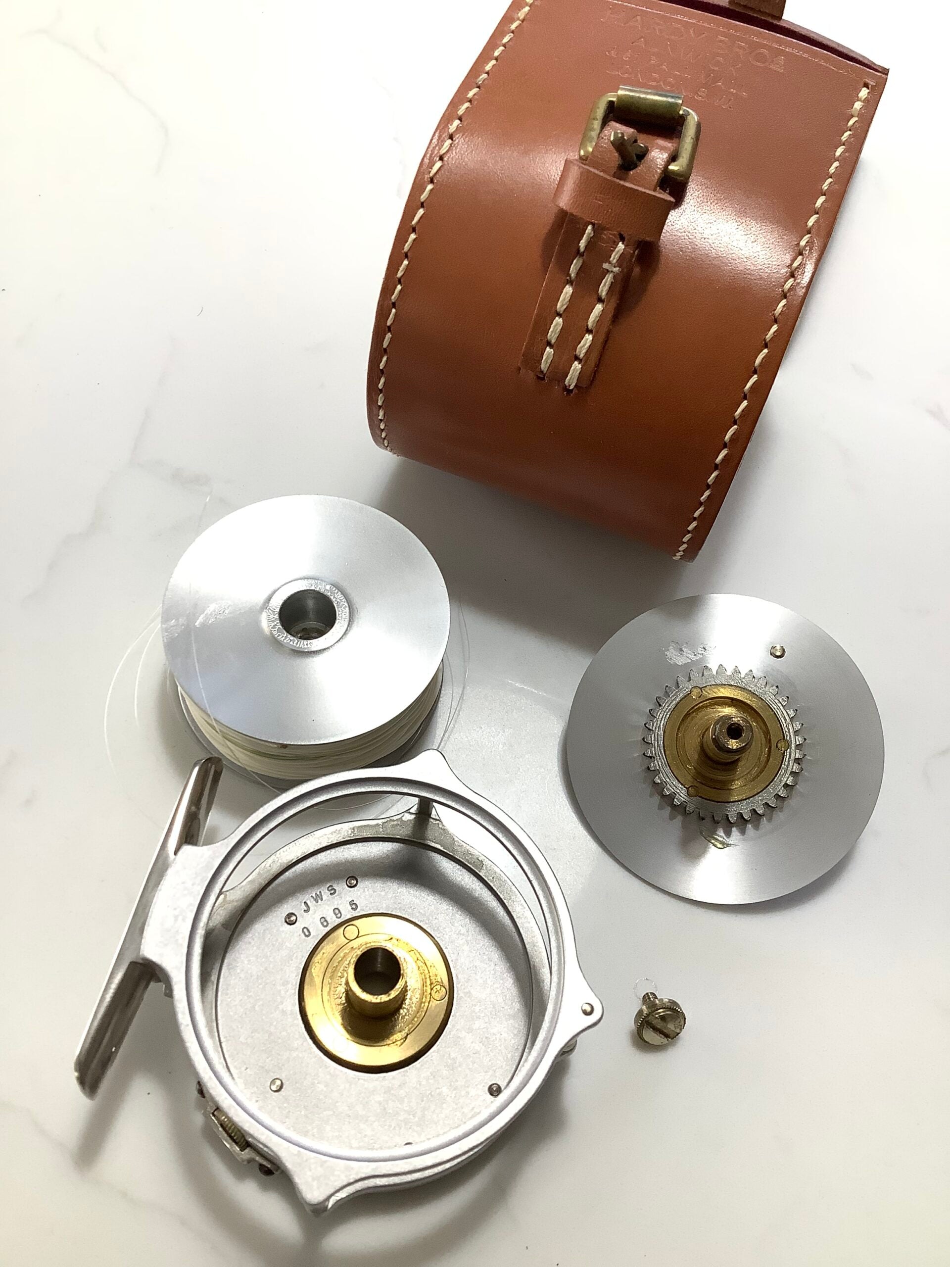 HARDY Bougle 2 1/2” Fly Reel  with New #5 Floating line