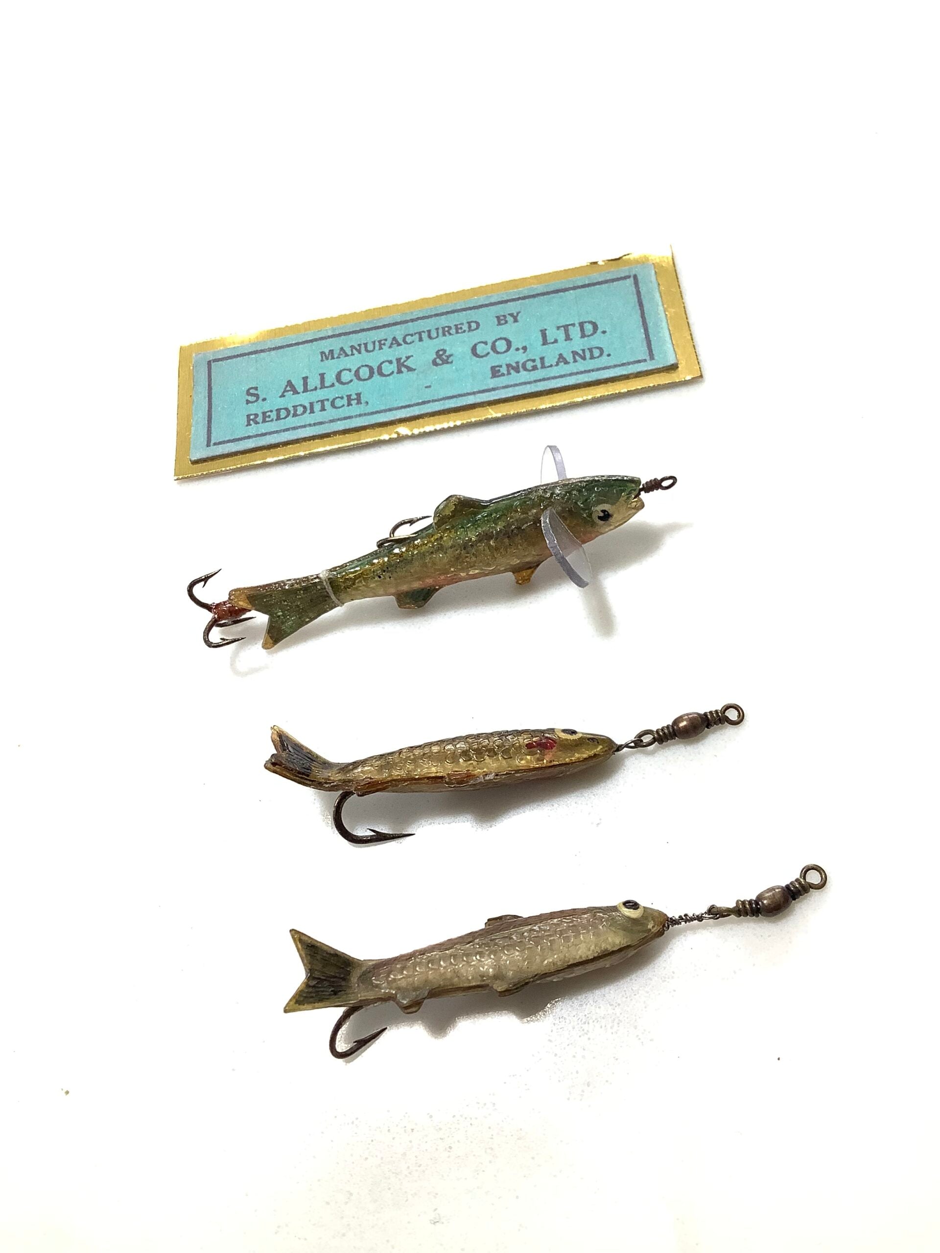 Vintage Allcock TRUE FORM Minnows new unused