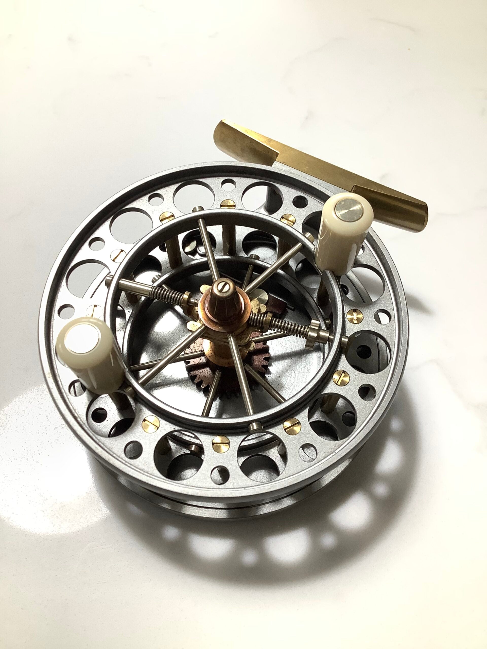 New CHRIS LYTHE Scotton Trotter Centrepin with Presentation Box