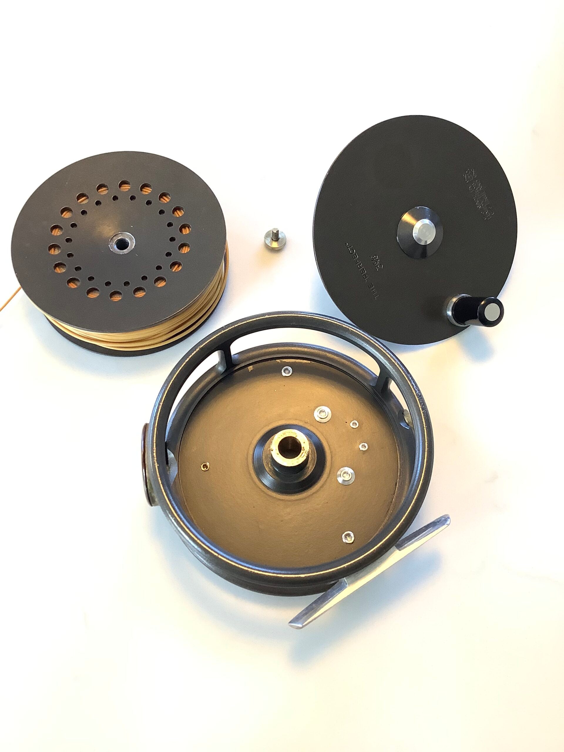 Rare HARDY Bros LEFT Hand PERFECT 3 5/8” Fly Reel