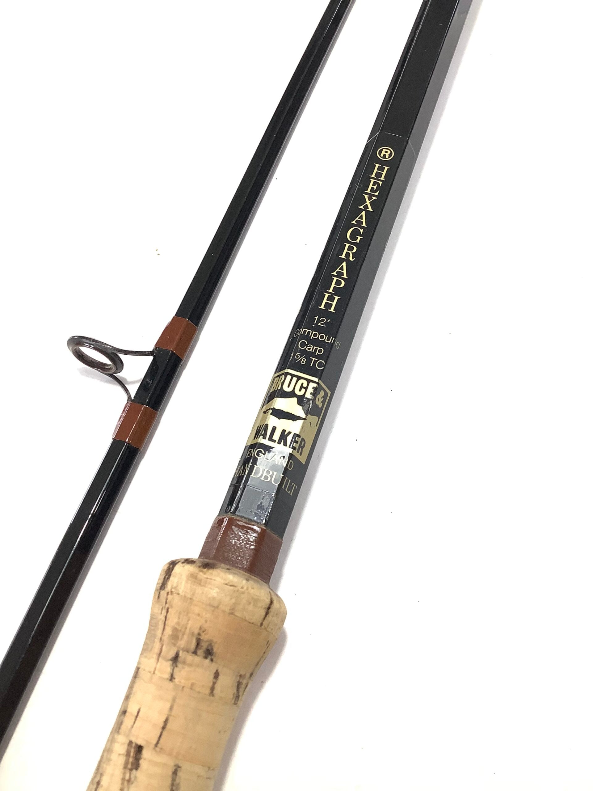 Rare Bruce Walker Hexagraph 12ft Rod – Antique & Vintage Fishing Tackle