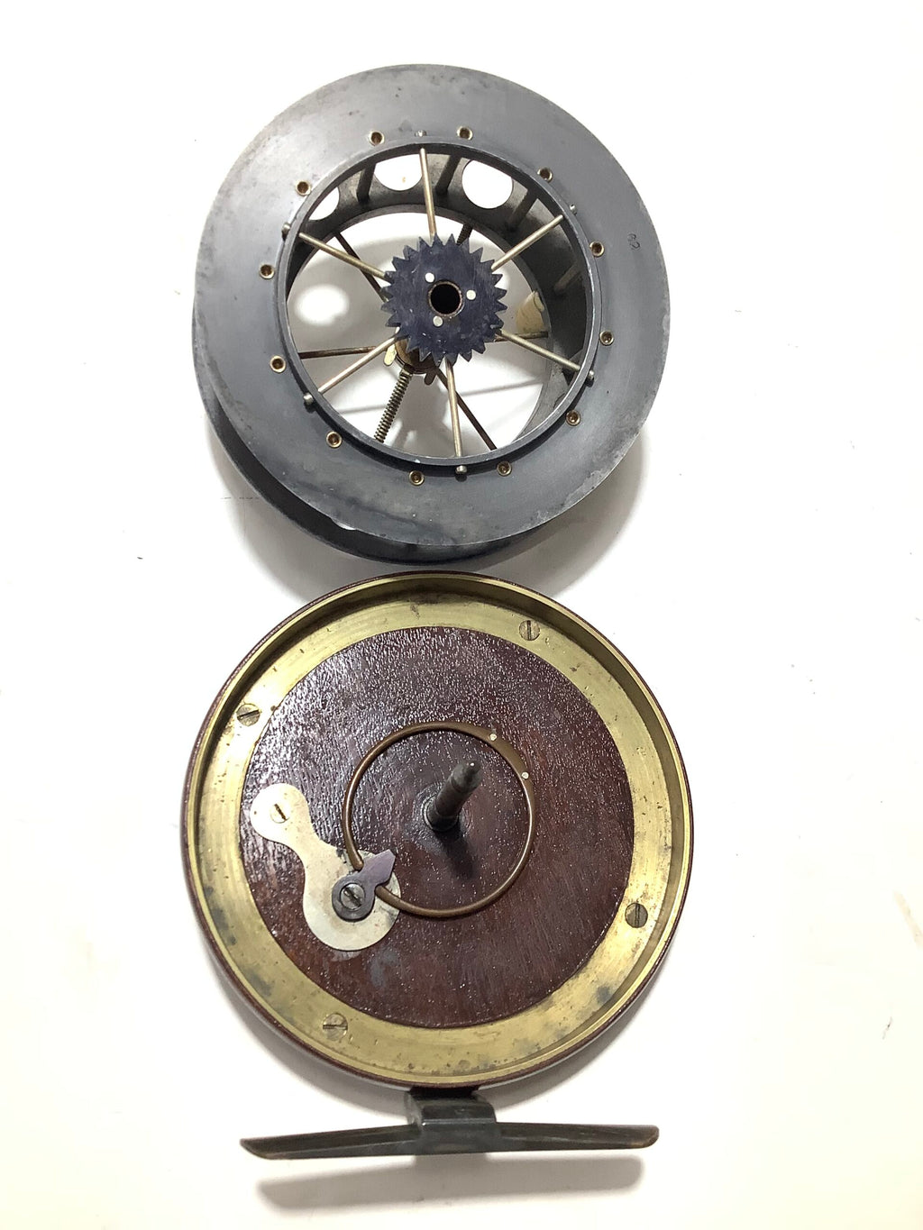 Very Scarce Antique ALLCOCK “ Improved Coxon Aerial “ Centrepin