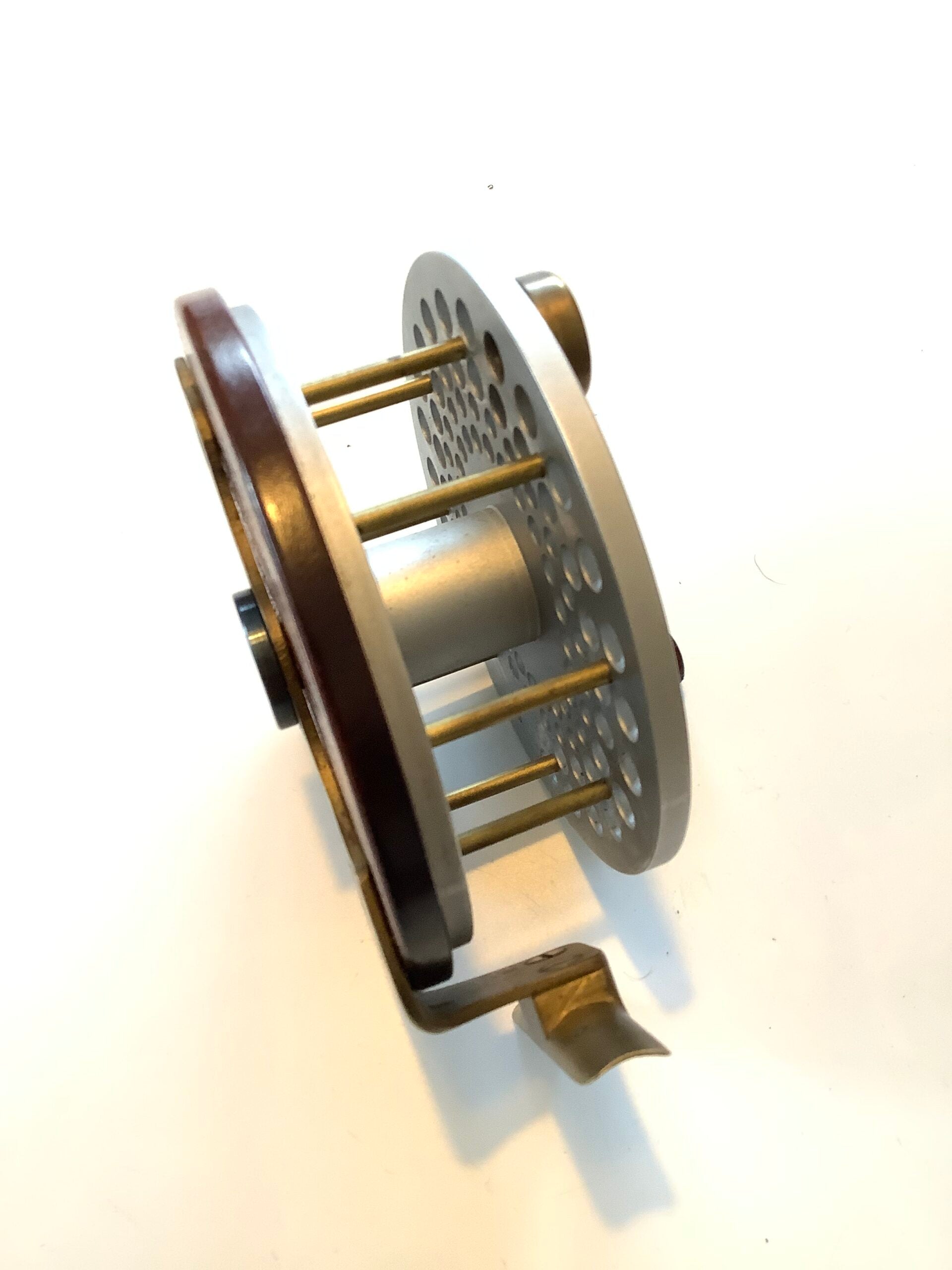 Rare Churchill of London Reel in oak presentation box