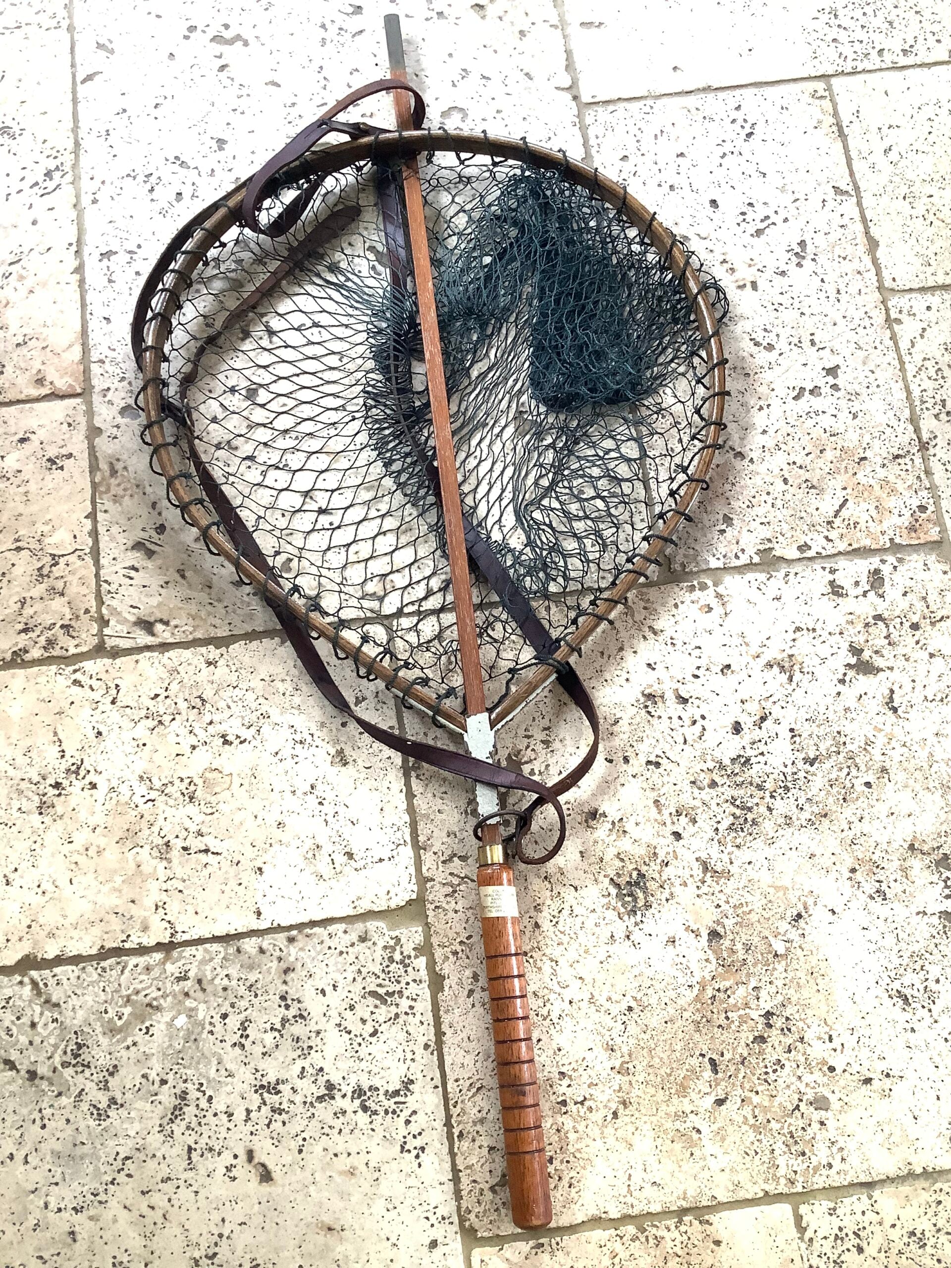 Rare FARLOWS OF PALL MALL Traditional Wood Framed Landing Net