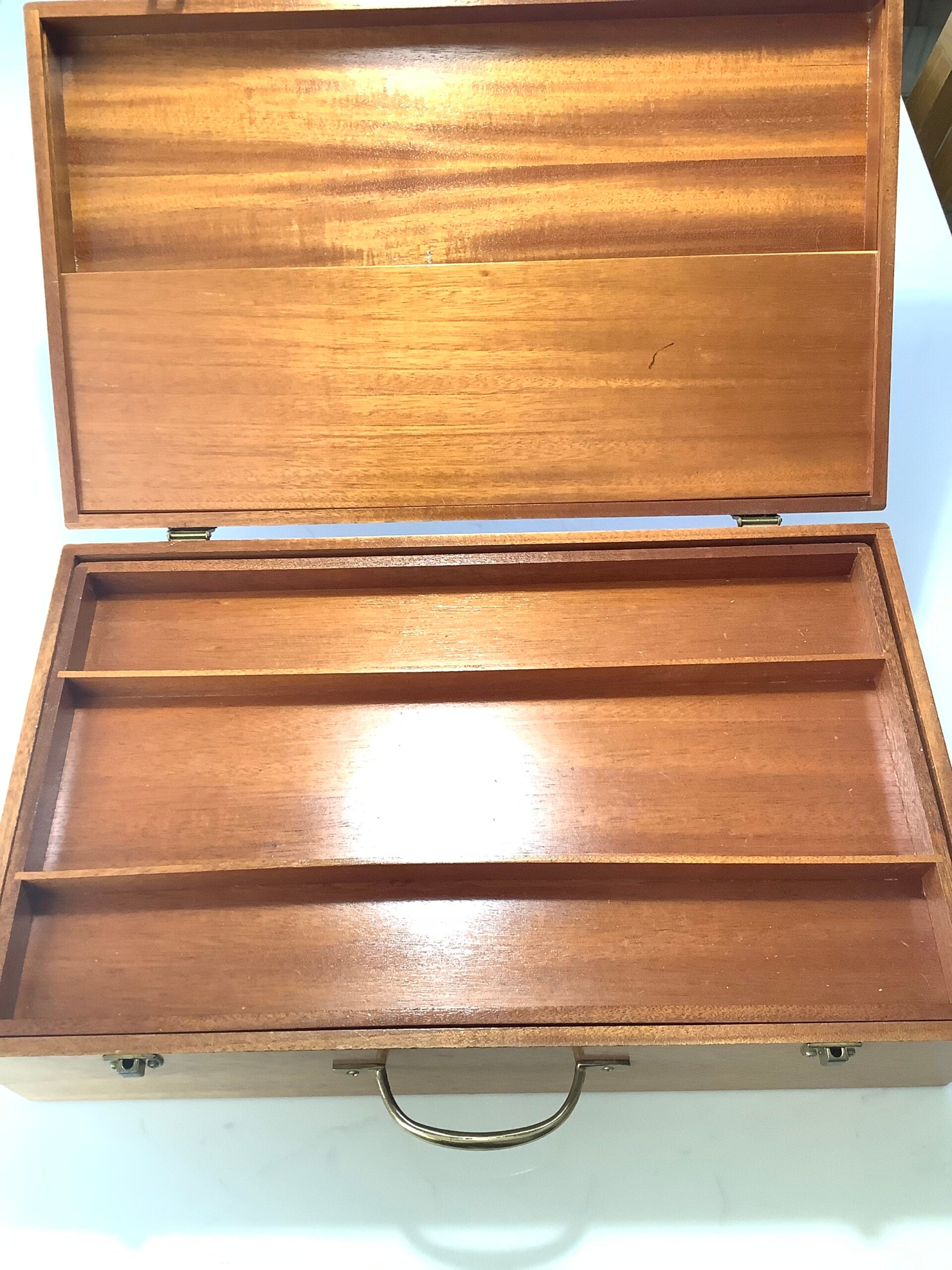 Richard Wheatley Large Mahogany Fly Tyers Cabinet