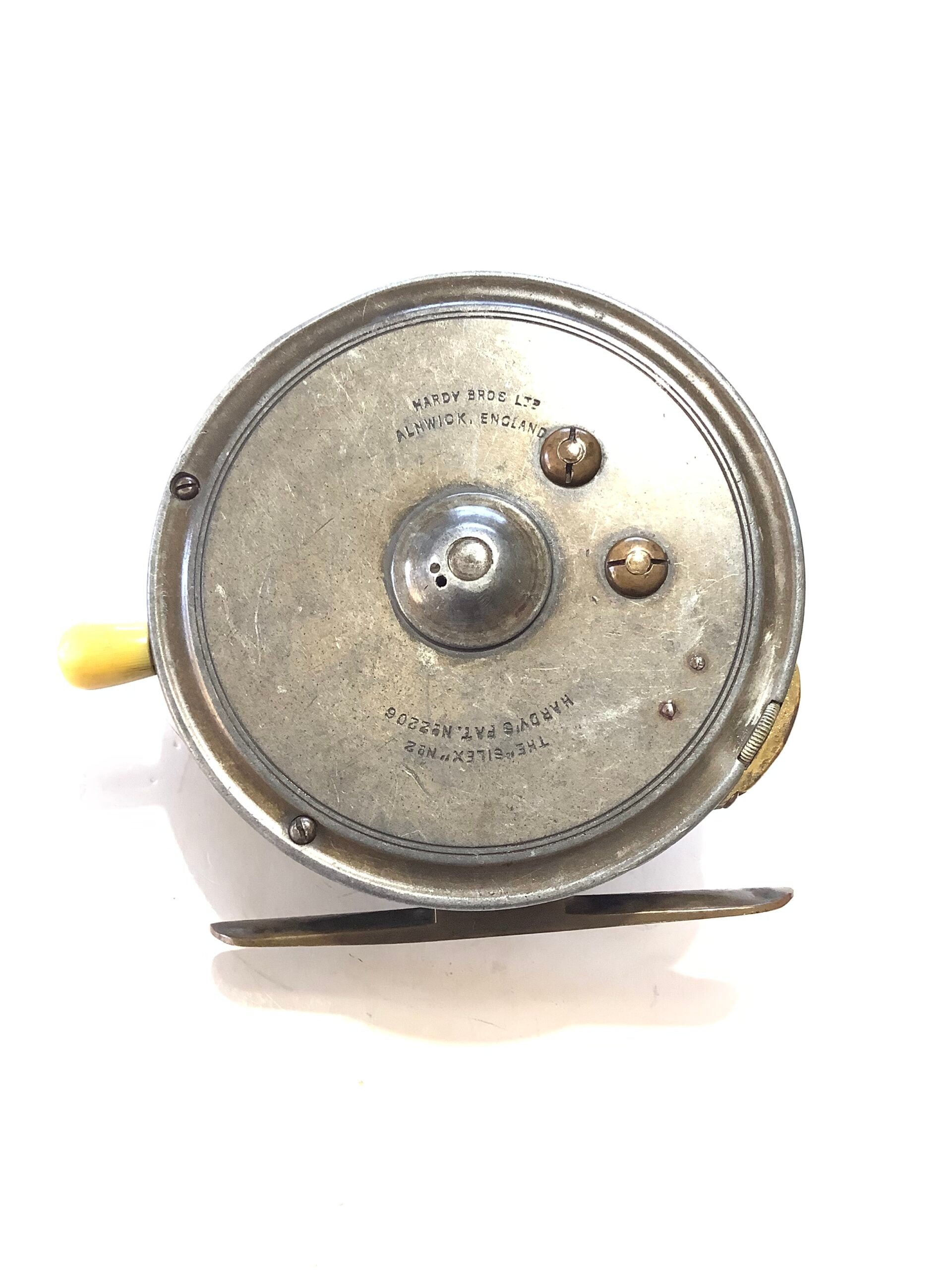 Rare Antique HARDY BROS Silex No.2 WITH AUXILIARY RIM BRAKE