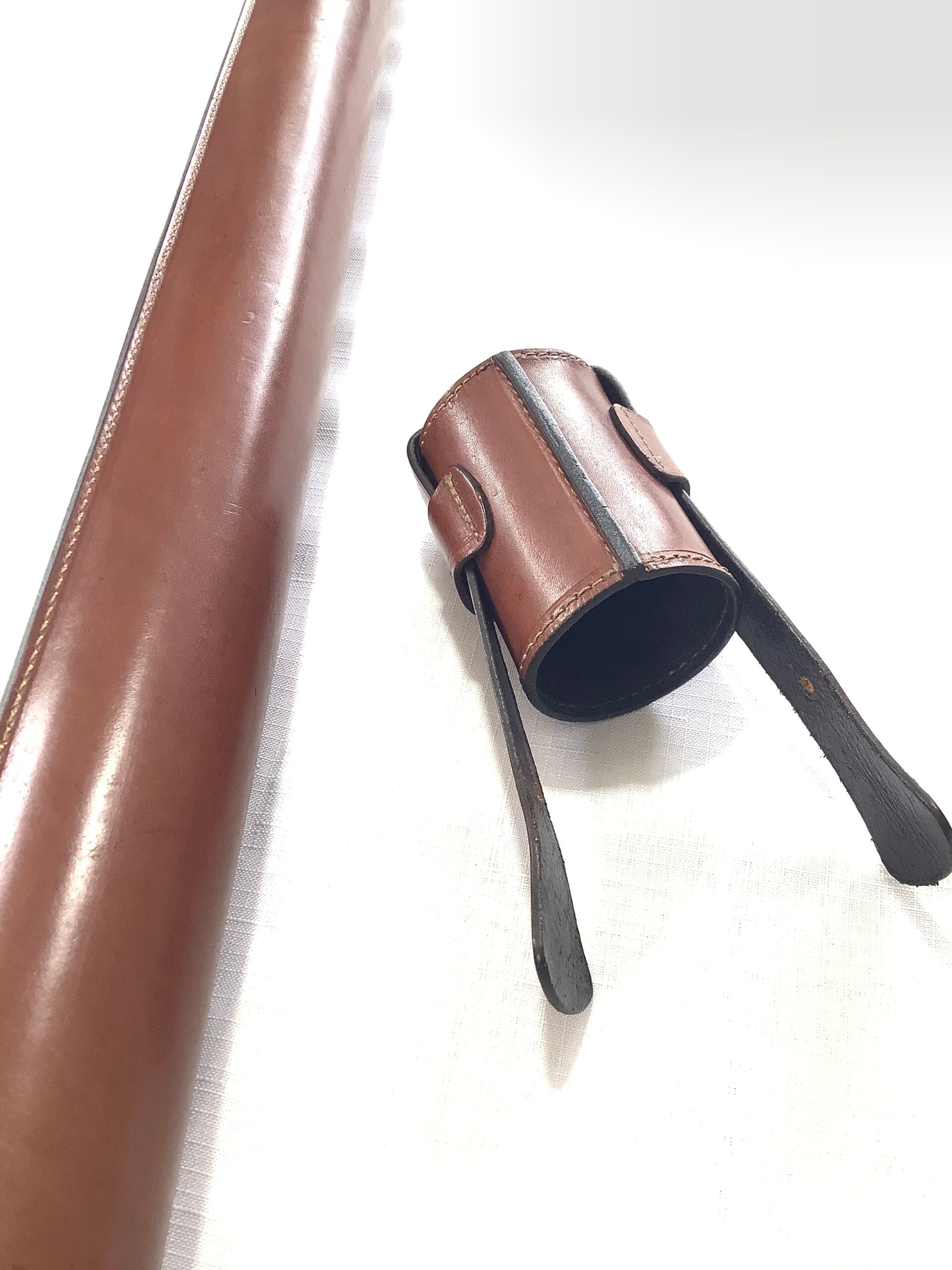 Very Rare HARDY BROS Crafted Leather Rod Carrier