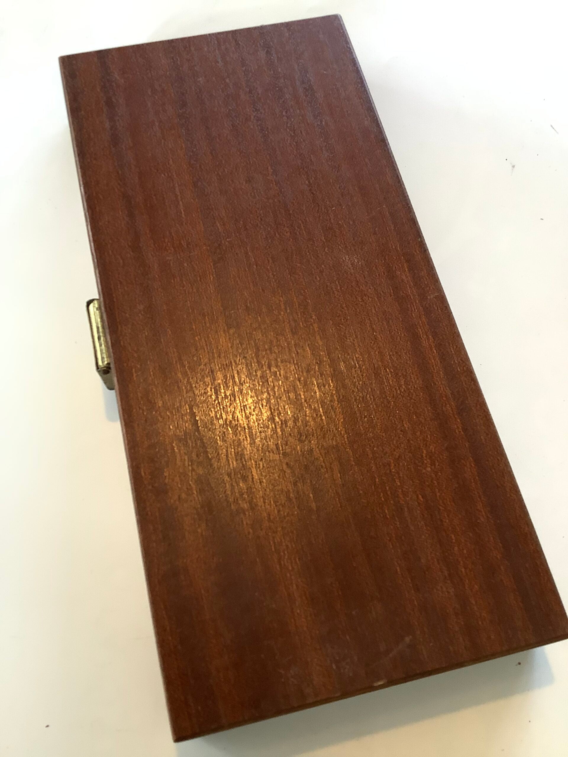 Large Wooden Fly Box with large selection of flies