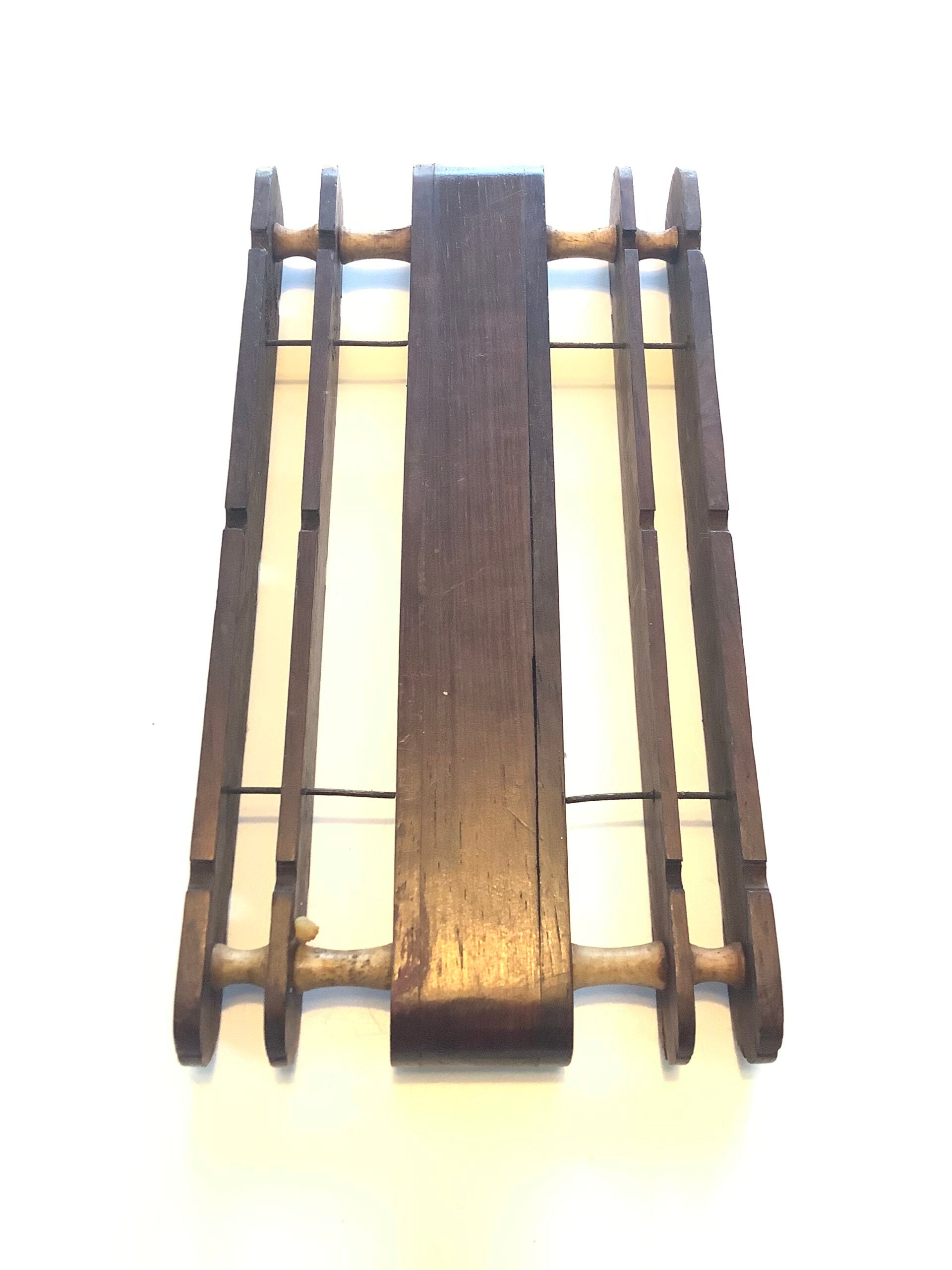 Antique Rosewood Compartment Float Winder
