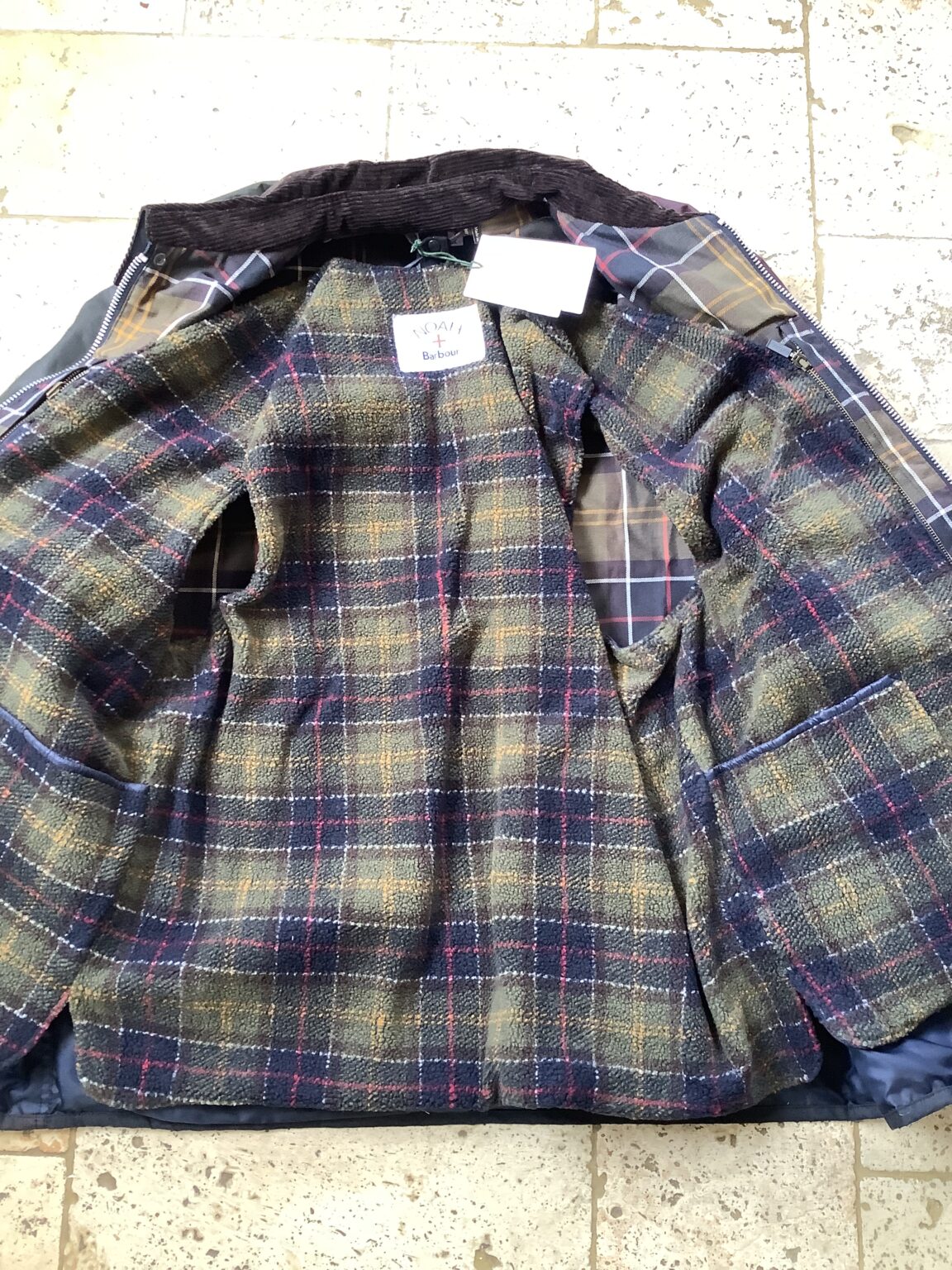 Brand New Rare Barbour NOAH waxed Coat with fleece Liner