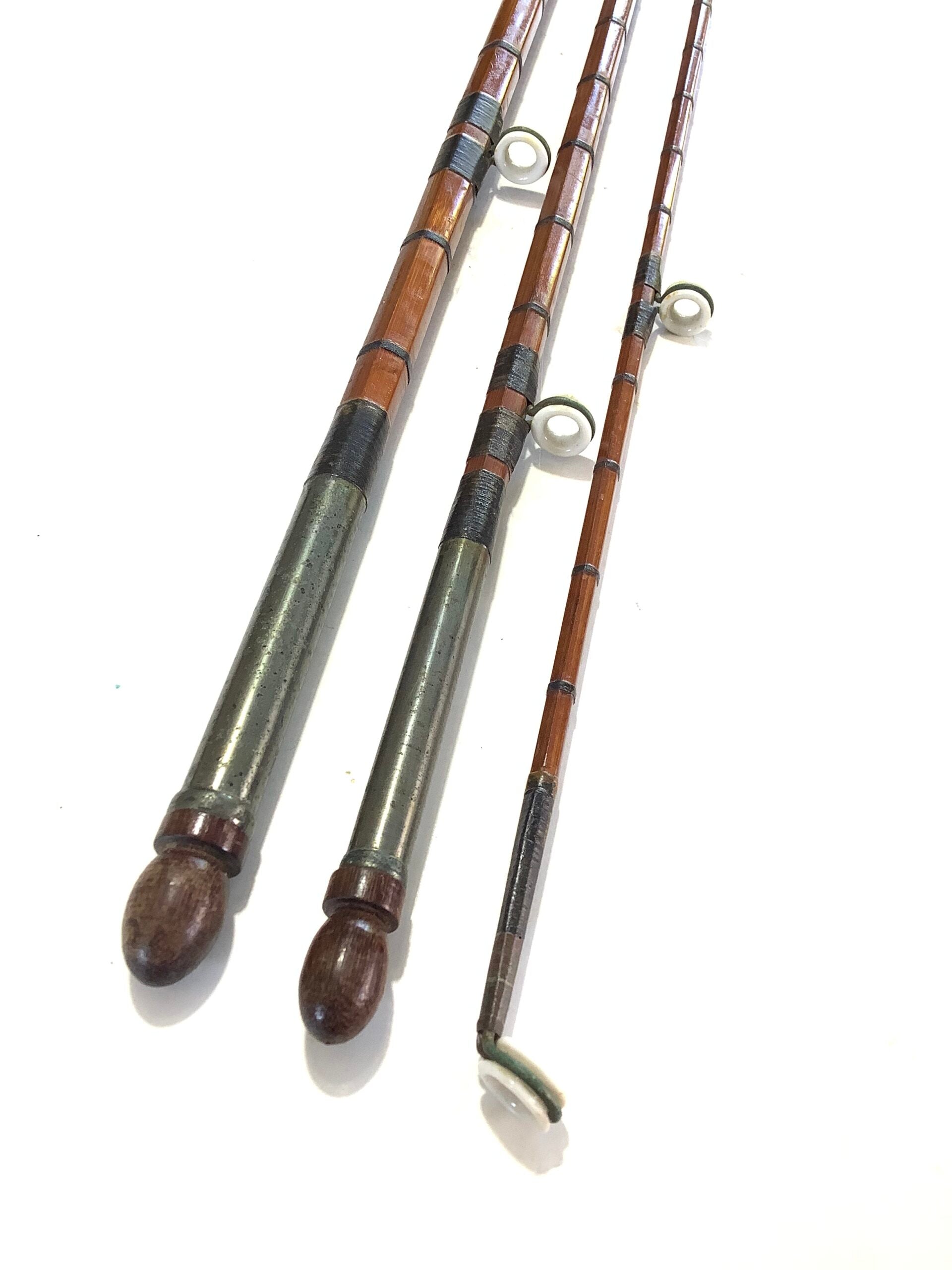 PERCY WADHAMS 9ft Built Cane Spinning Rod