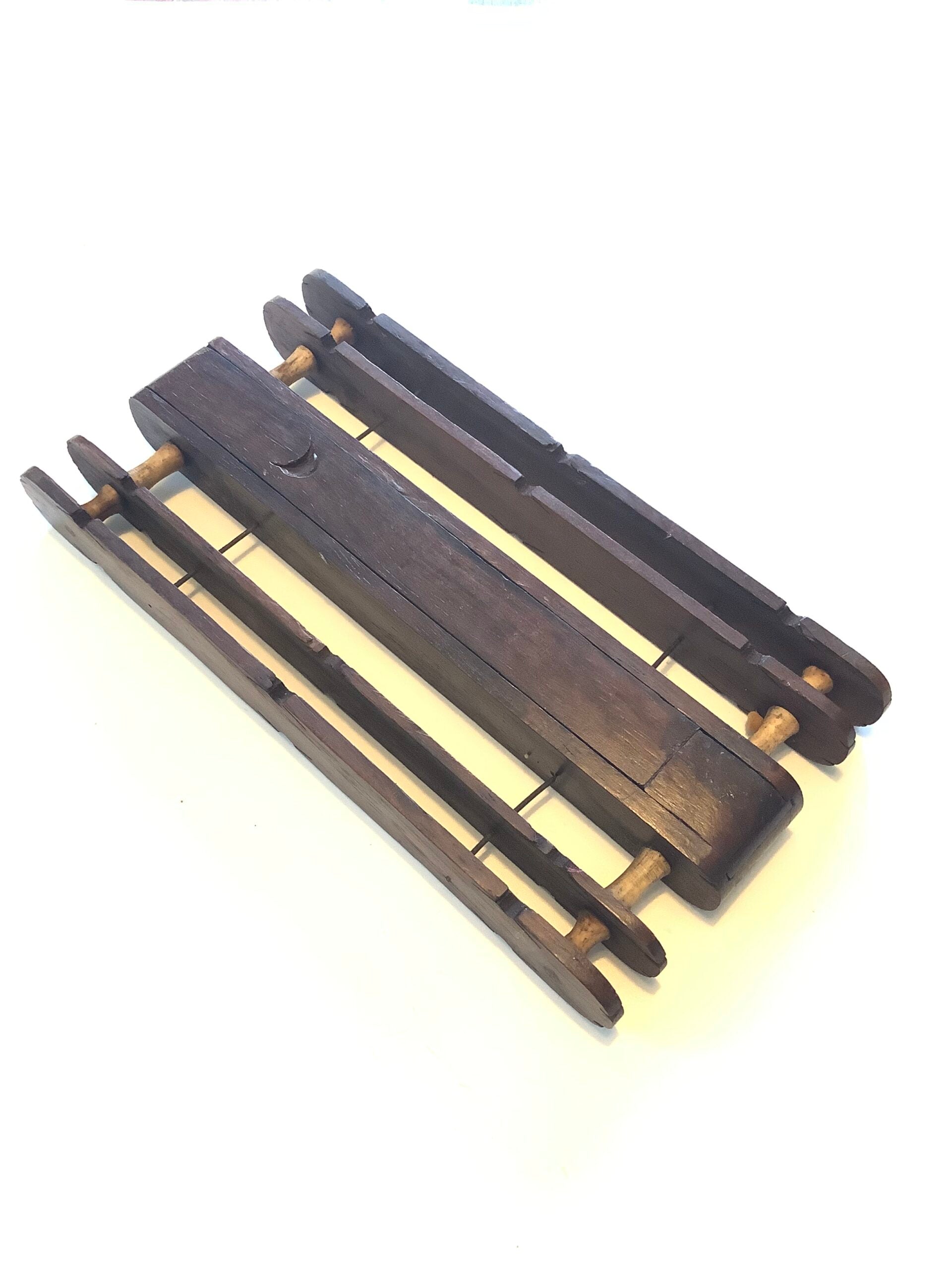 Antique Rosewood Compartment Float Winder