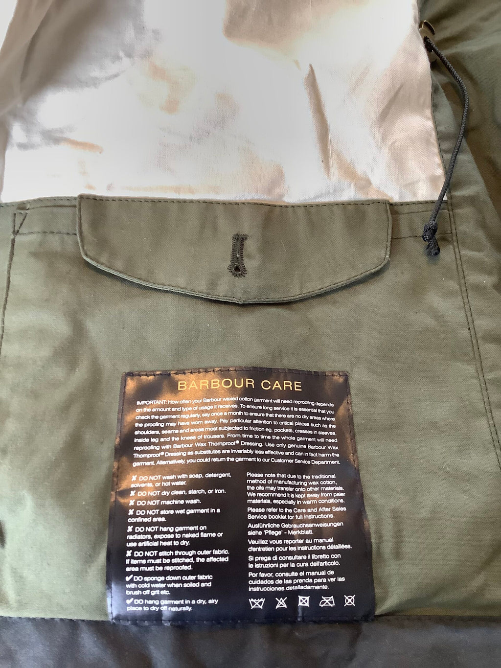 Brand New Barbour Endurance Jacket Sage Green