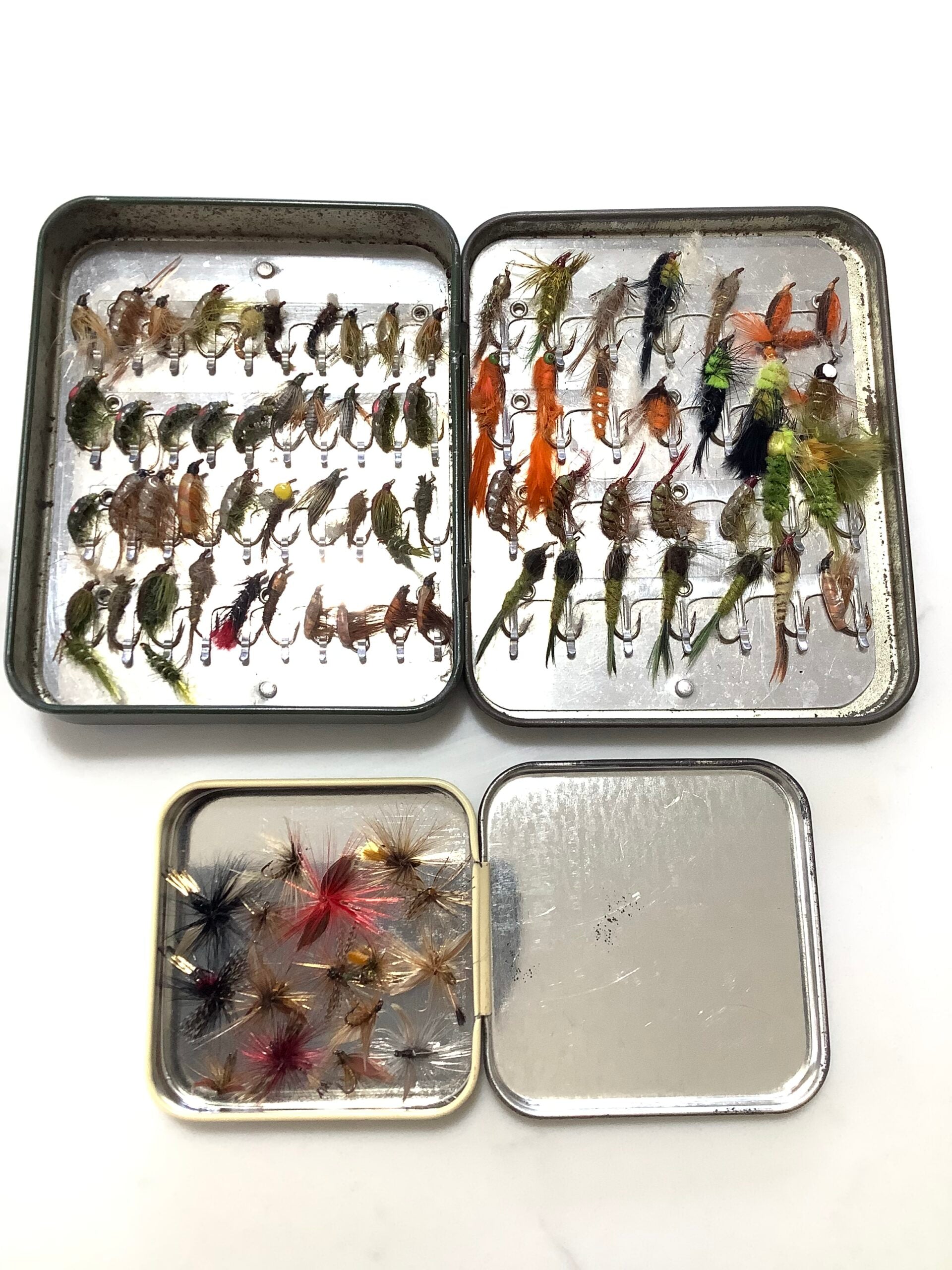 Richard Wheatley LOCH LEVEN J. Dickson , Alex Martin Fly Boxes with a Good selection of Trout Flies