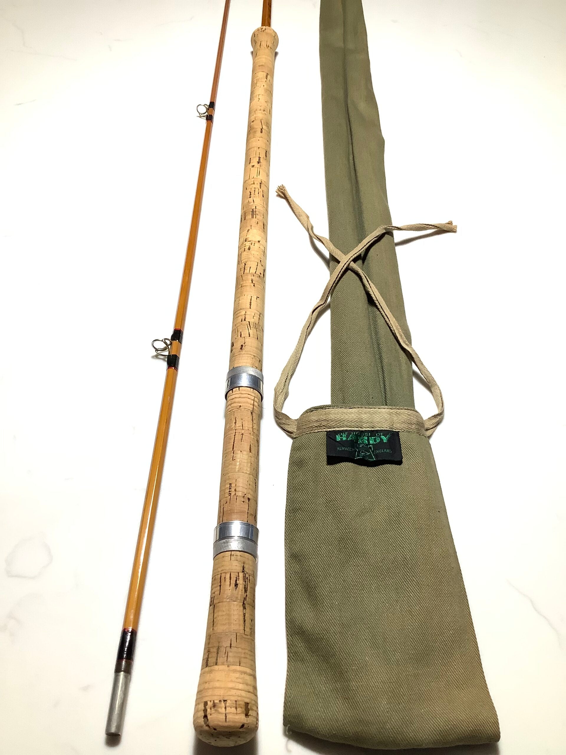 Hardy Bros RICHARD WALKER Palakona AVON Built cane rod
