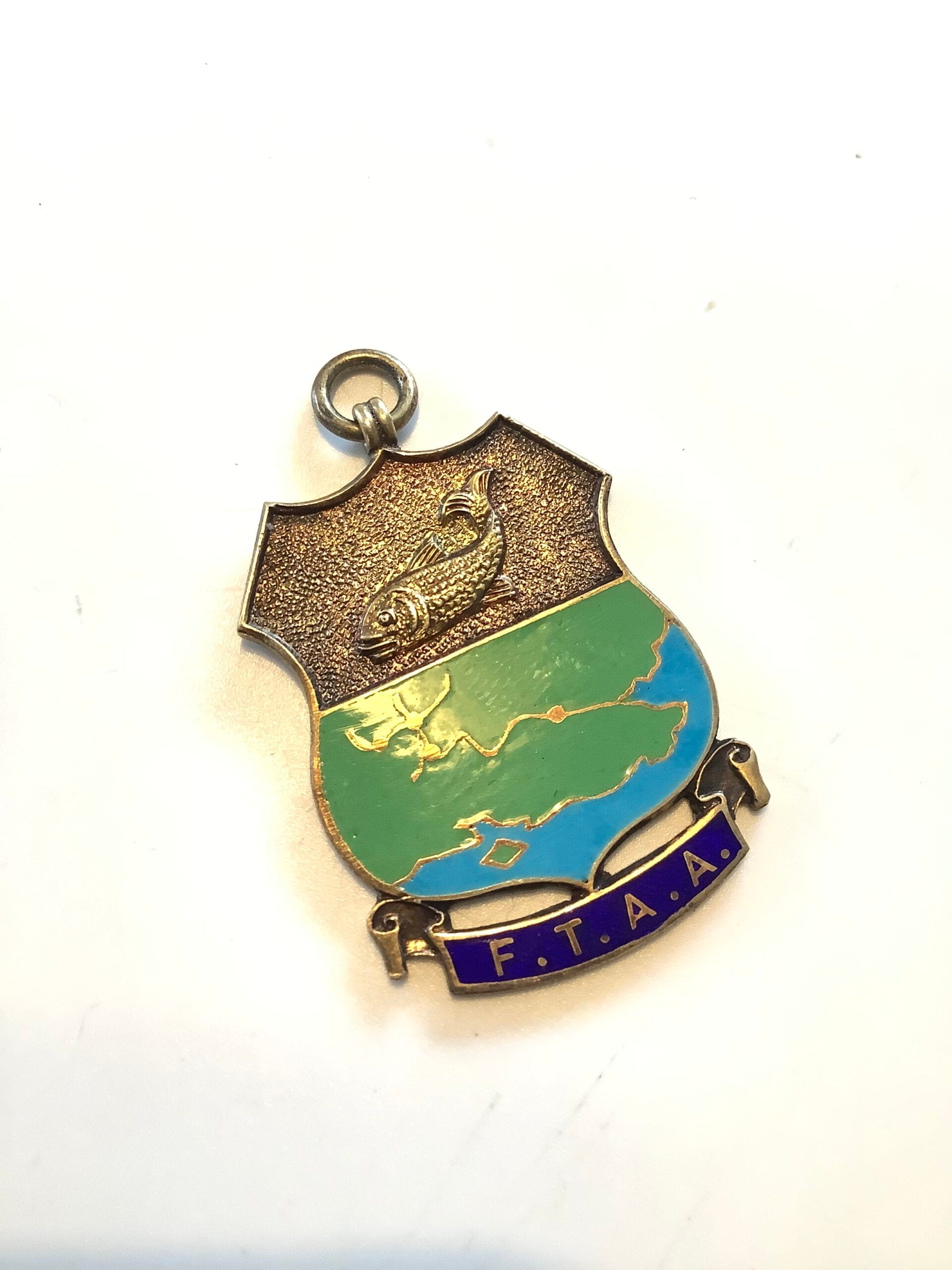 Vintage Silver Team Winners Angling Medal 1953 Harlesden Association