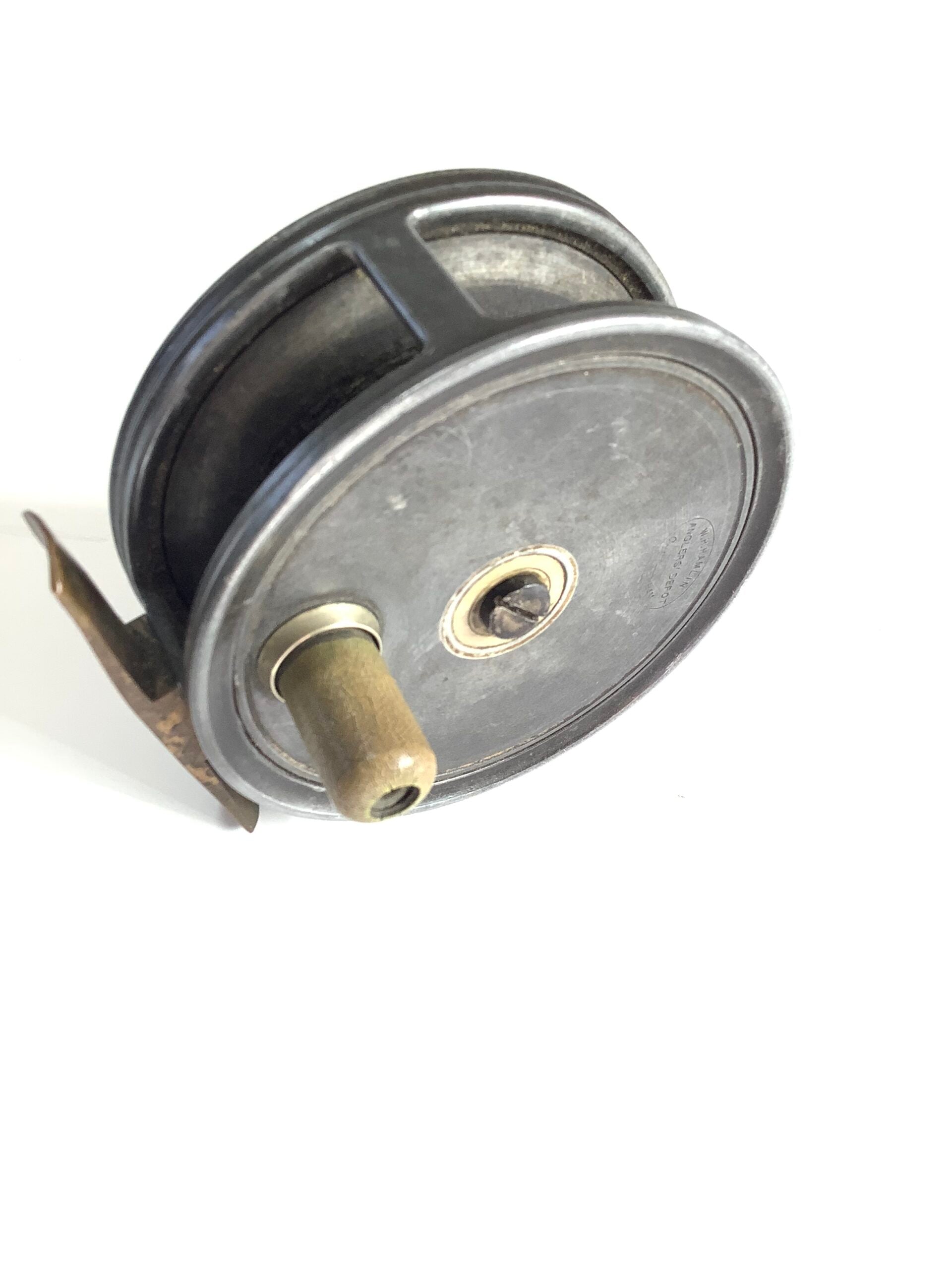Antique W.H.HAMLIN ANGLERS DEPOT OF CHELTENHAM Fly Reel
