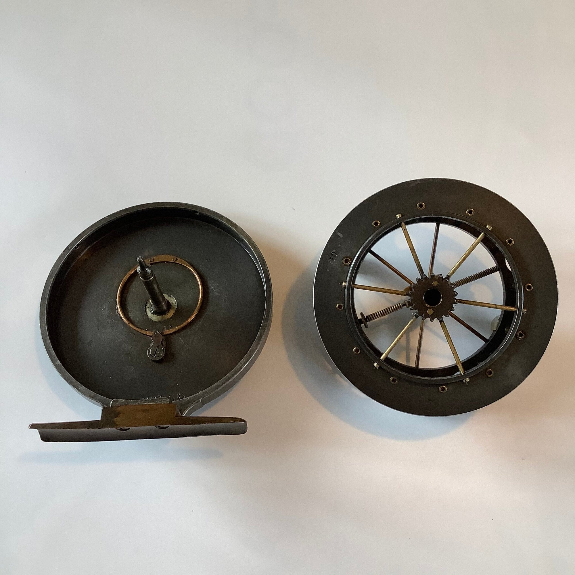 Allcock Co 12 spoke Aerial 3 1/2” with early calliper spring check mechanism