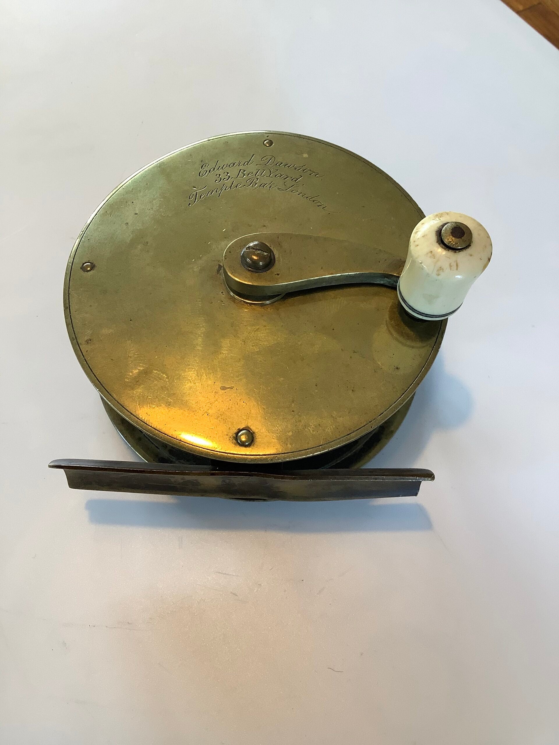 Very Rare Antique Brass Winch circa 1861 by Edward Dawson