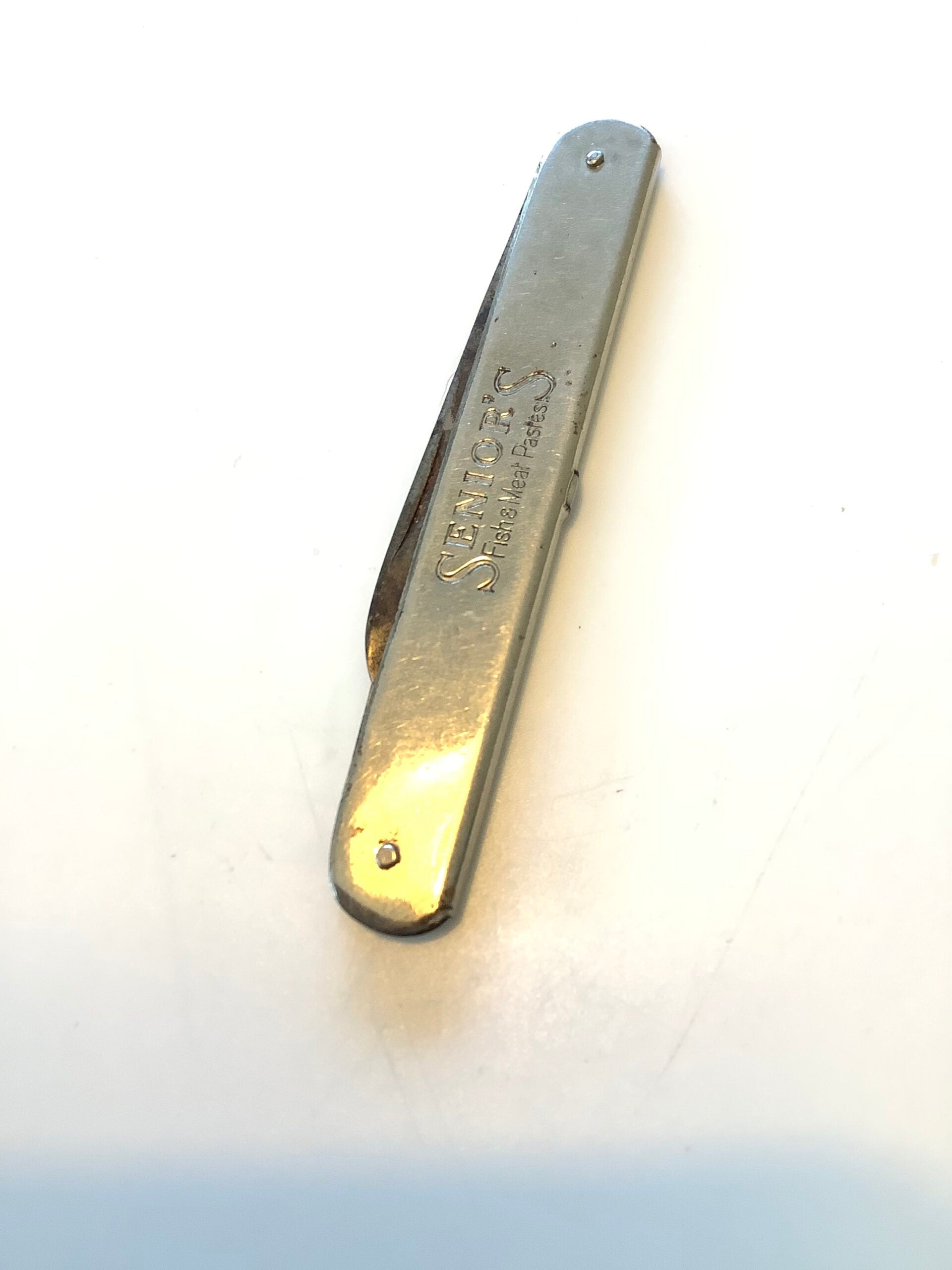 Vintage Seniors Fish Meat Pastes Pocket knife