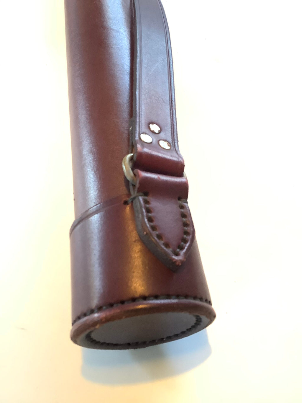 Bespoke hand made leather rod carrying protector