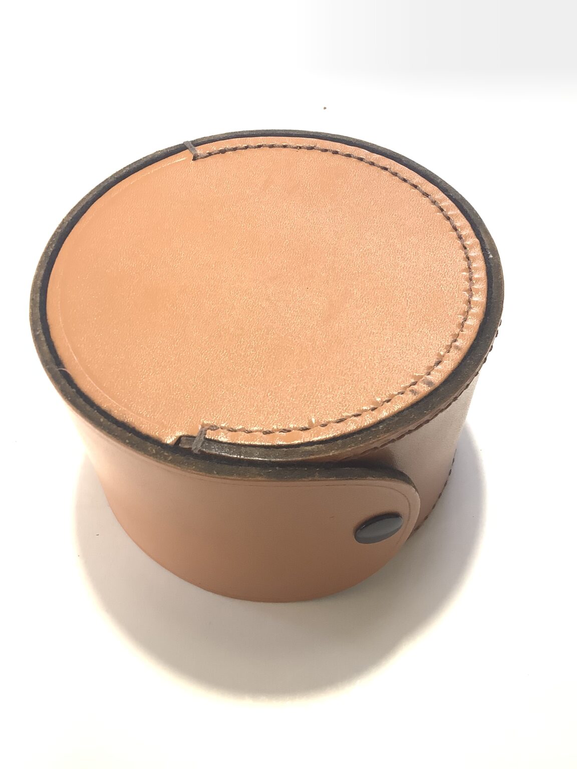 LARGE HARDY BROS LEATHER REEL CASE