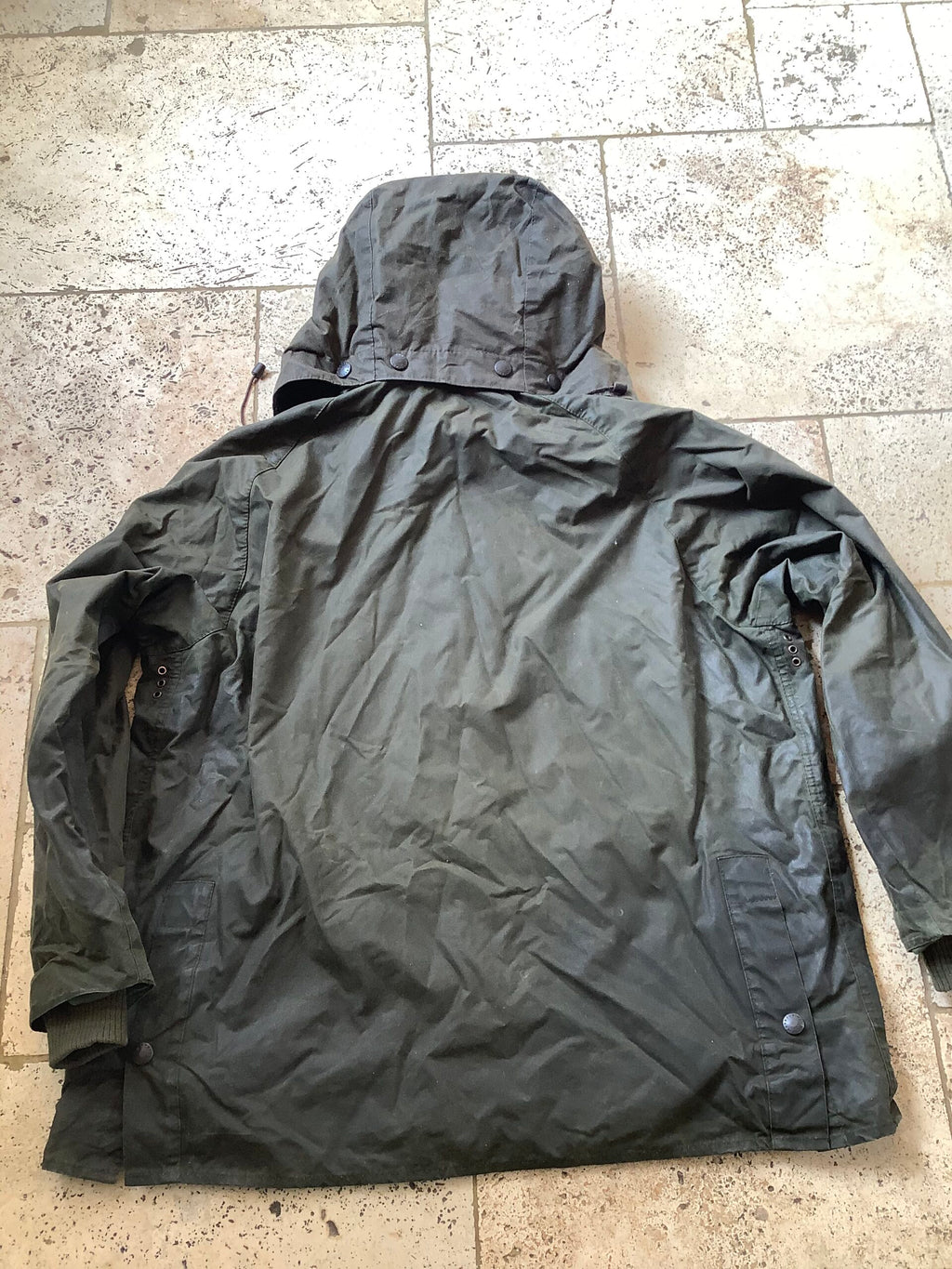 Vintage Barbour Bedale Wax Jacket With Hood