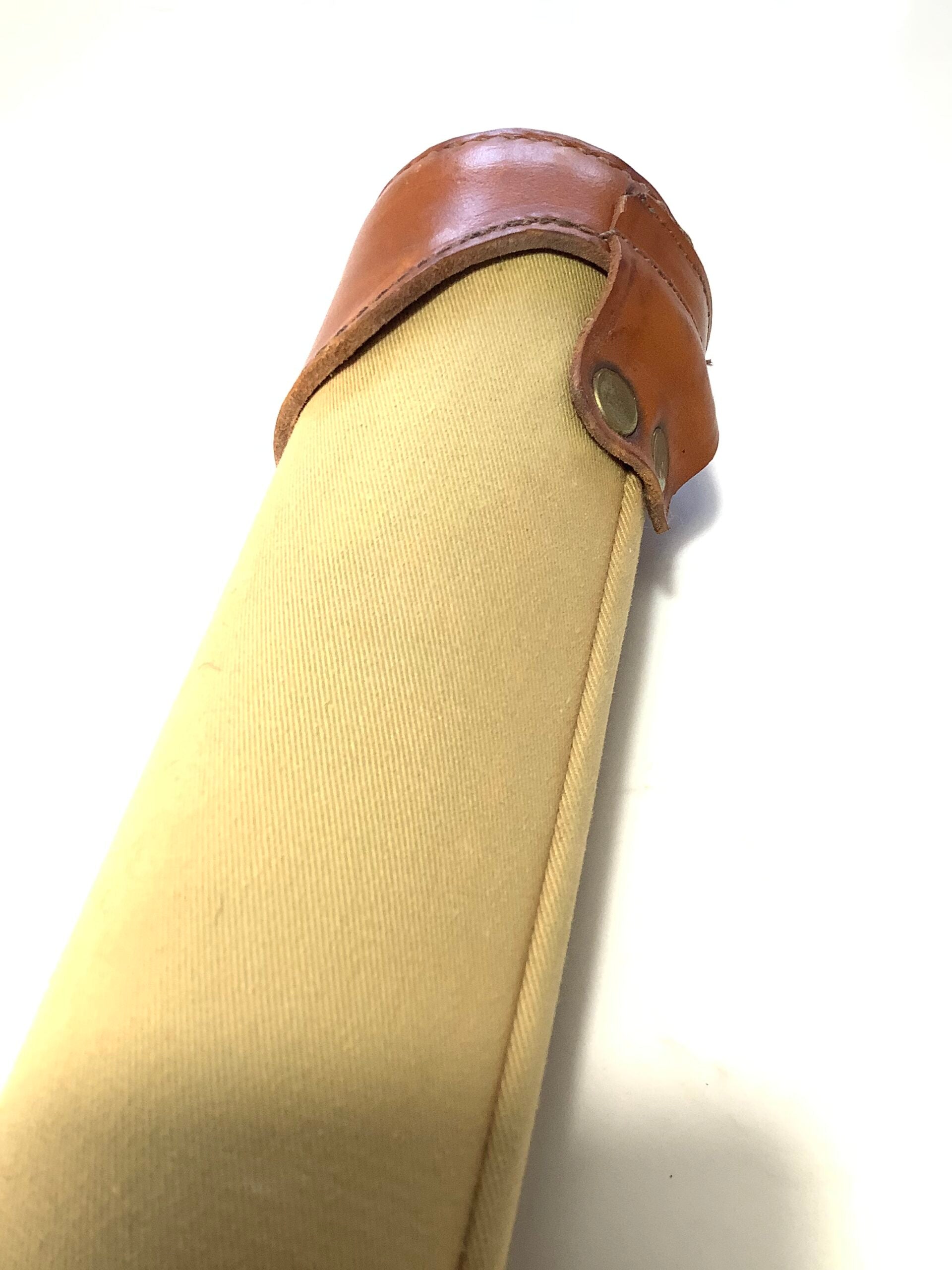 Best Hand Crafted Leather Canvas Rod Holder by KINGFISHER OF STOW