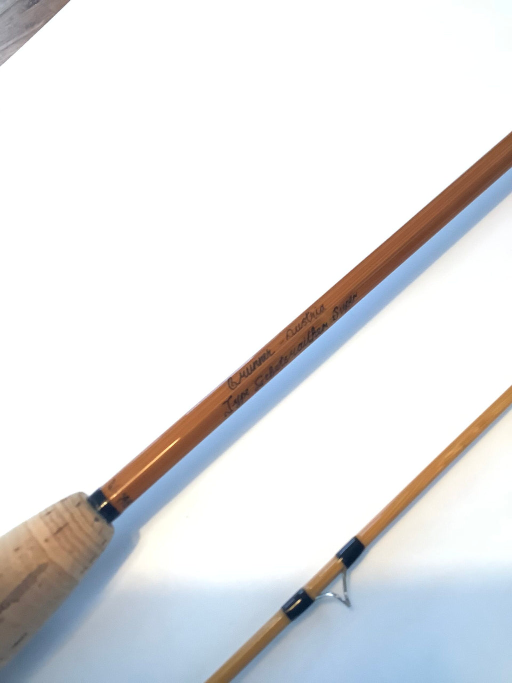 A Rare Walter Brunner of Austria “Gebetsroither Super” built cane fly rod
