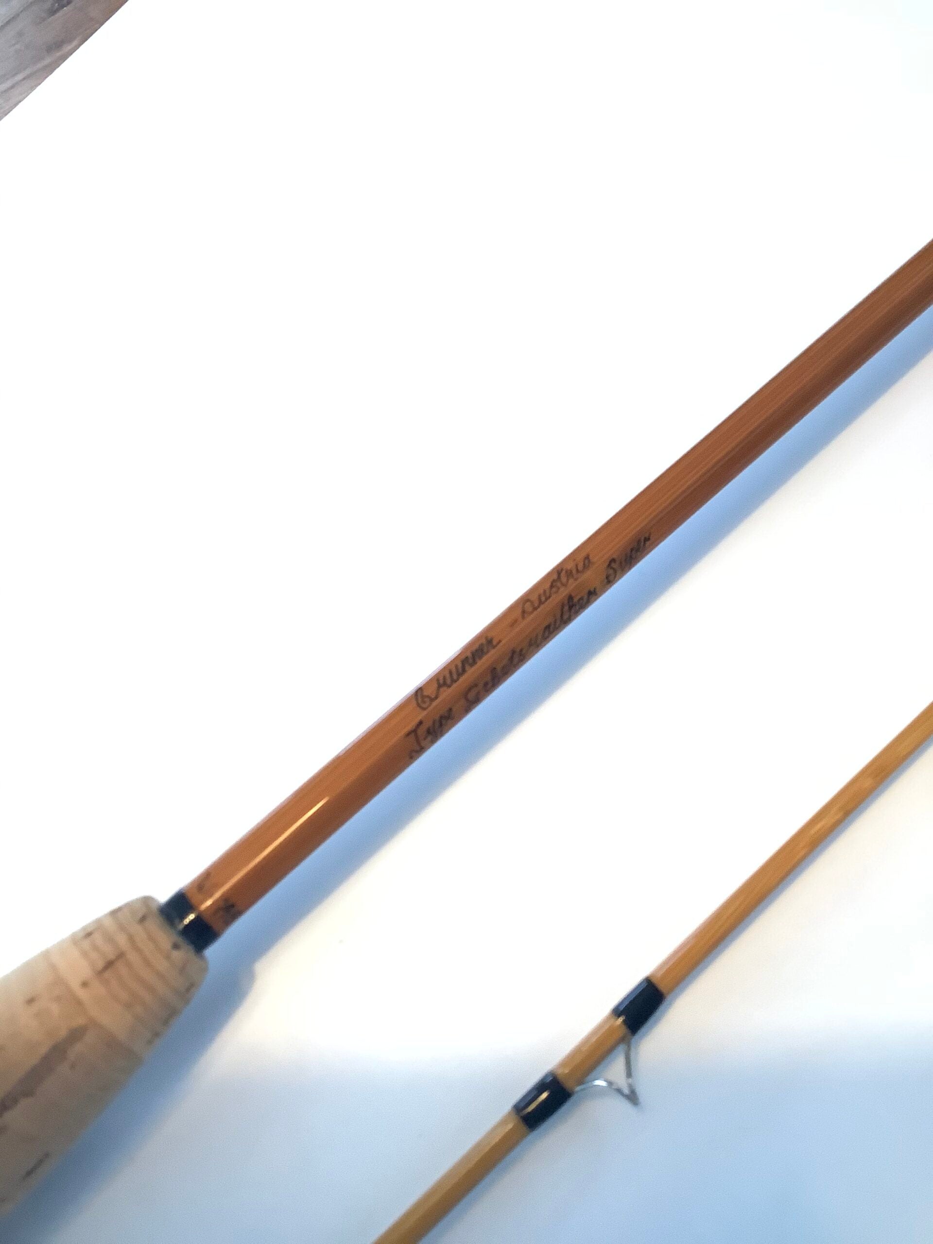 A Rare Walter Brunner of Austria “Gebetsroither Super” built cane fly rod