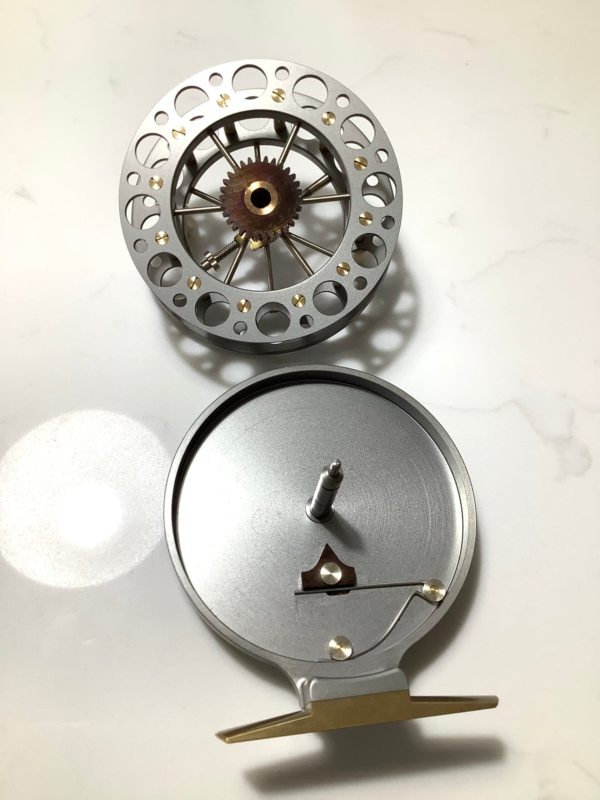 New CHRIS LYTHE Scotton Trotter Centrepin with Presentation Box