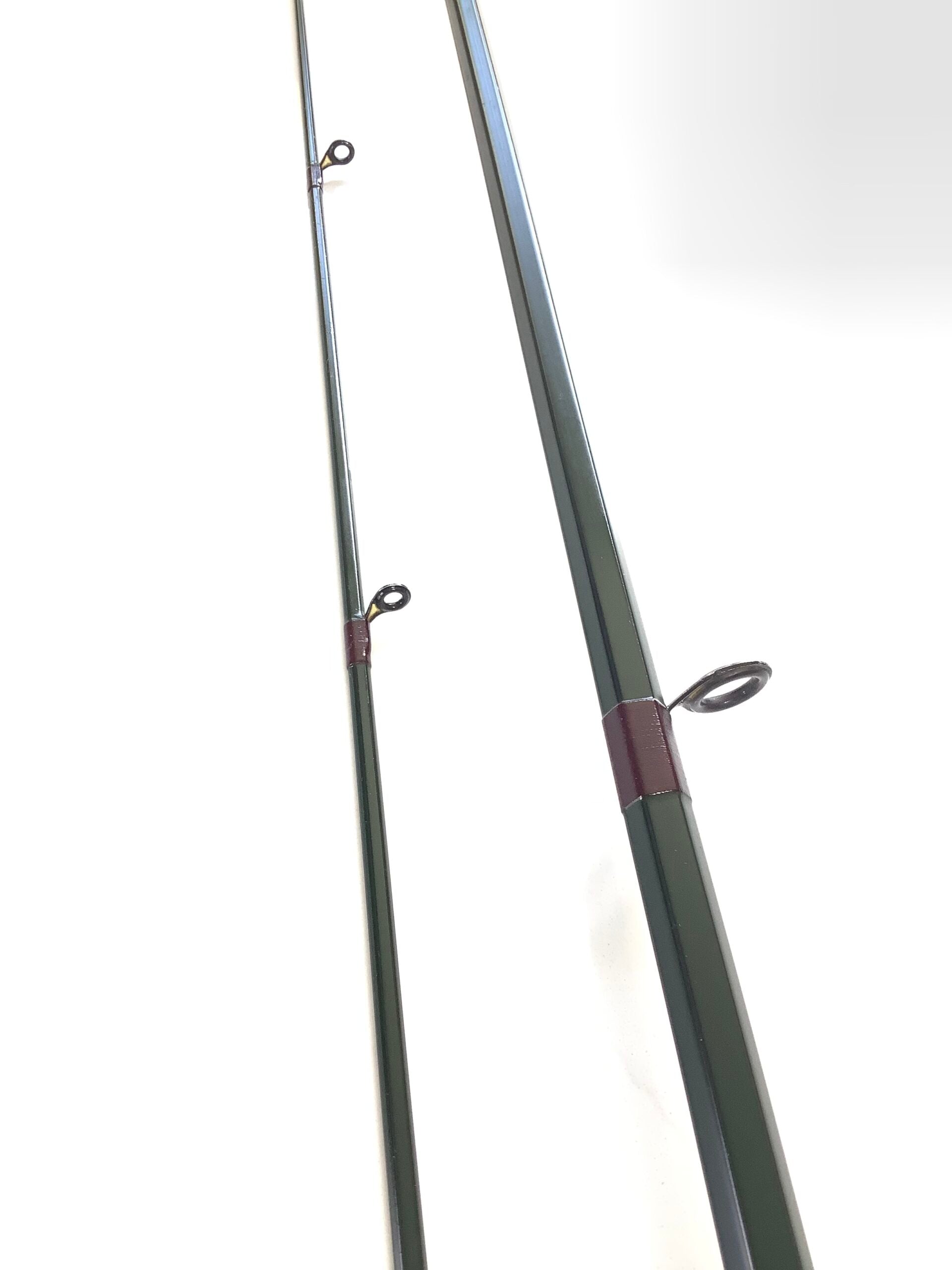 Bruce Walker HEXAGRAPH 12ft “ Stalker” Rod in Rare Dark Green Hexagraph