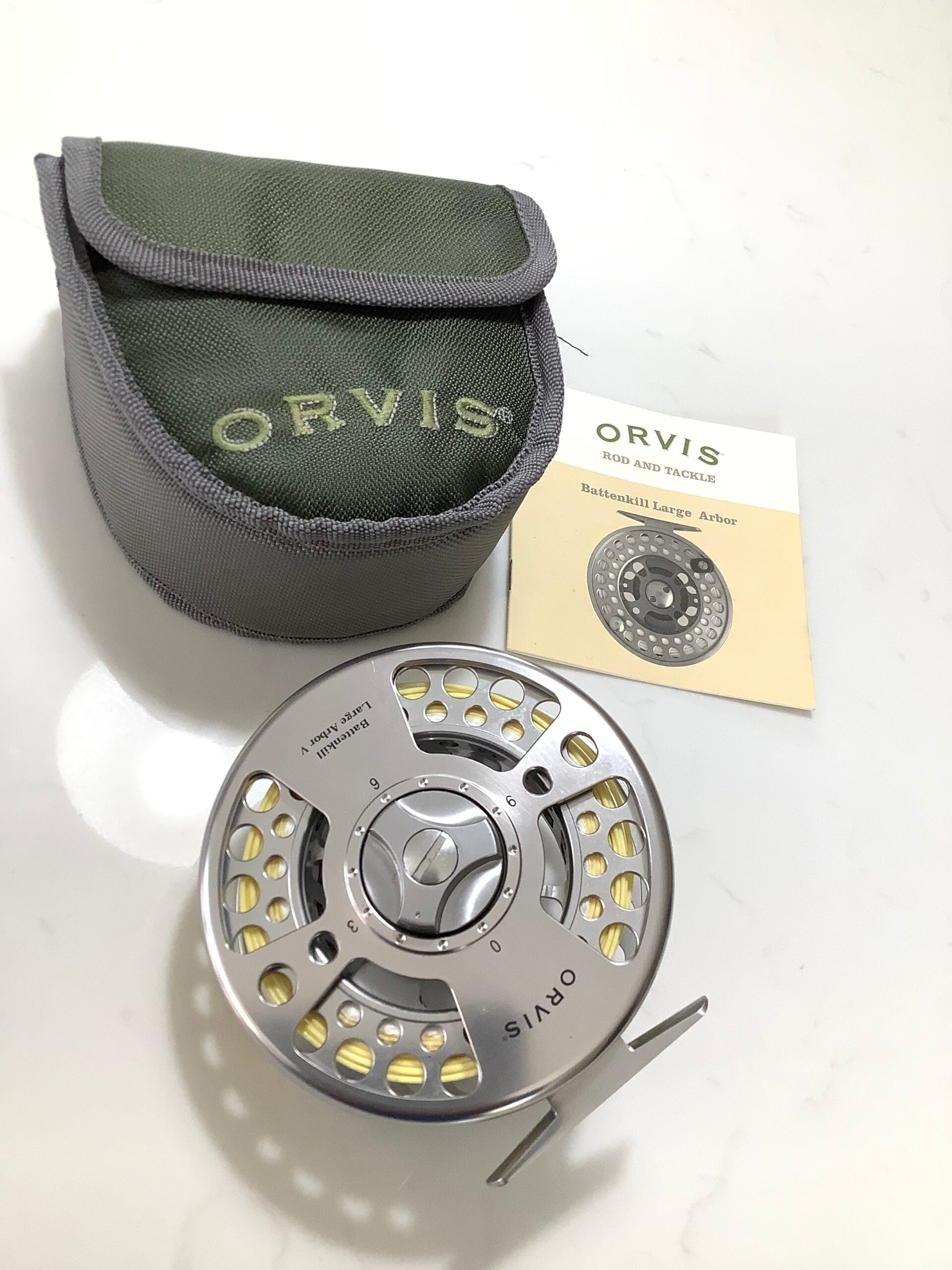 ORVIS Large Arbor BATTENKILL V Salmon Fly Reel – Antique & Vintage