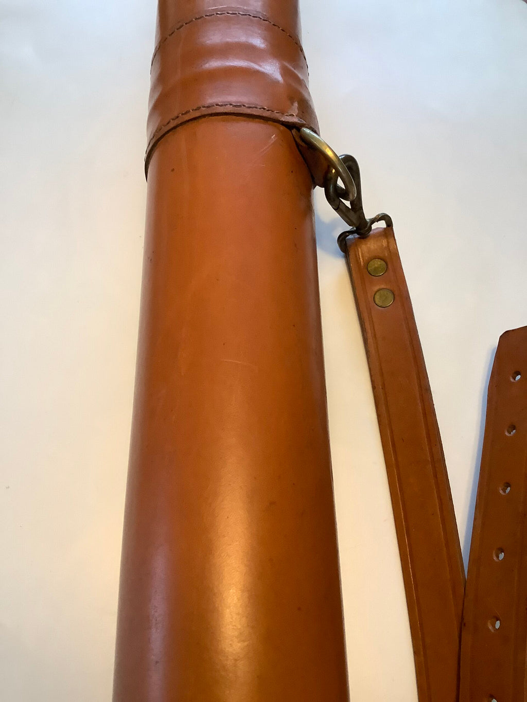 Brett Parsons Hand Crafted Leather Rod Carrier