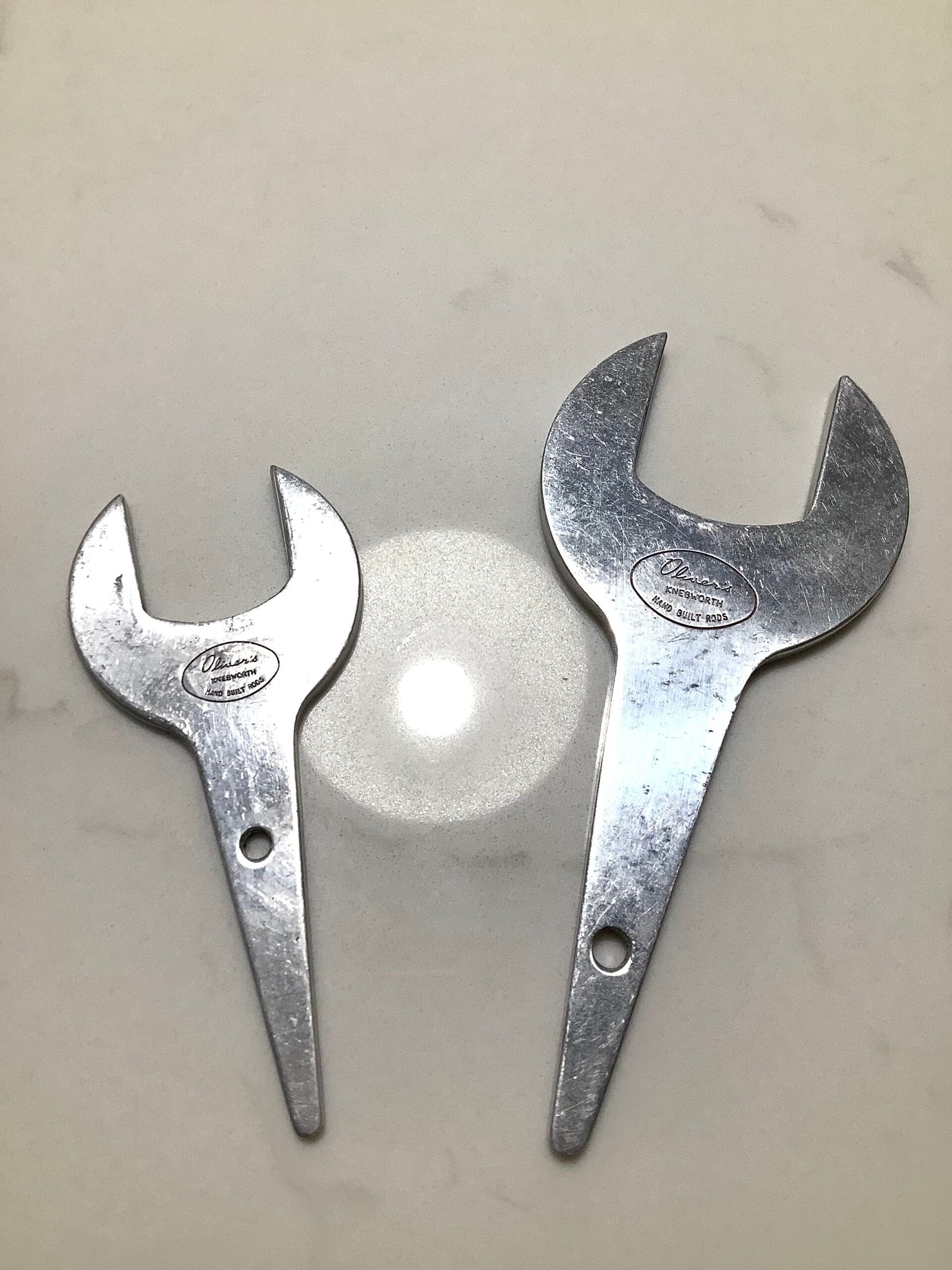 Rare OLIVERS of KNEBWORTH Reel Seat Spanners