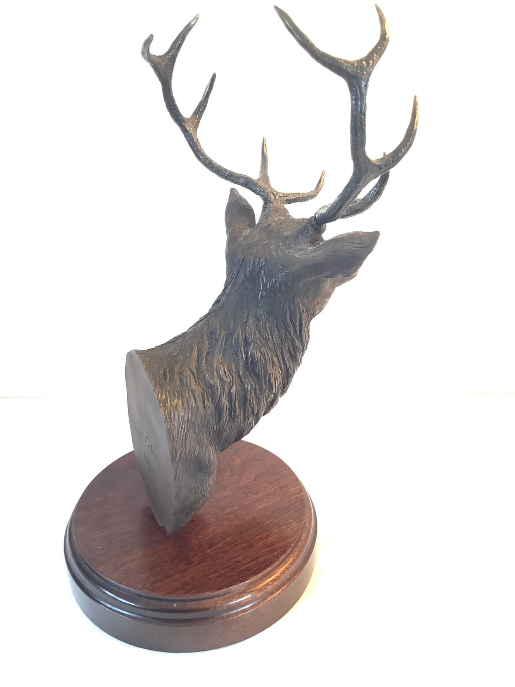 Limited Edition Bronze STAG By WILLIE FORBES Royal Taxidermist at Balmoral and Wildlife Artist in Braemar)