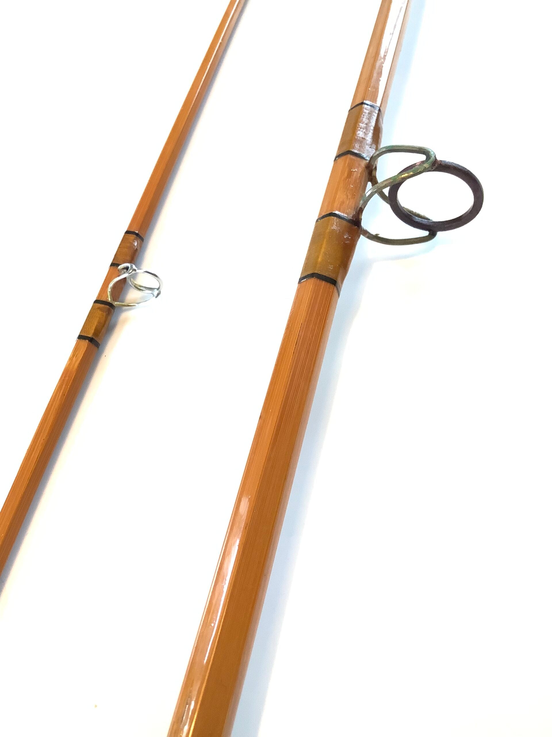 Rare Benwoods  of London Built cane 8ft Special Rod