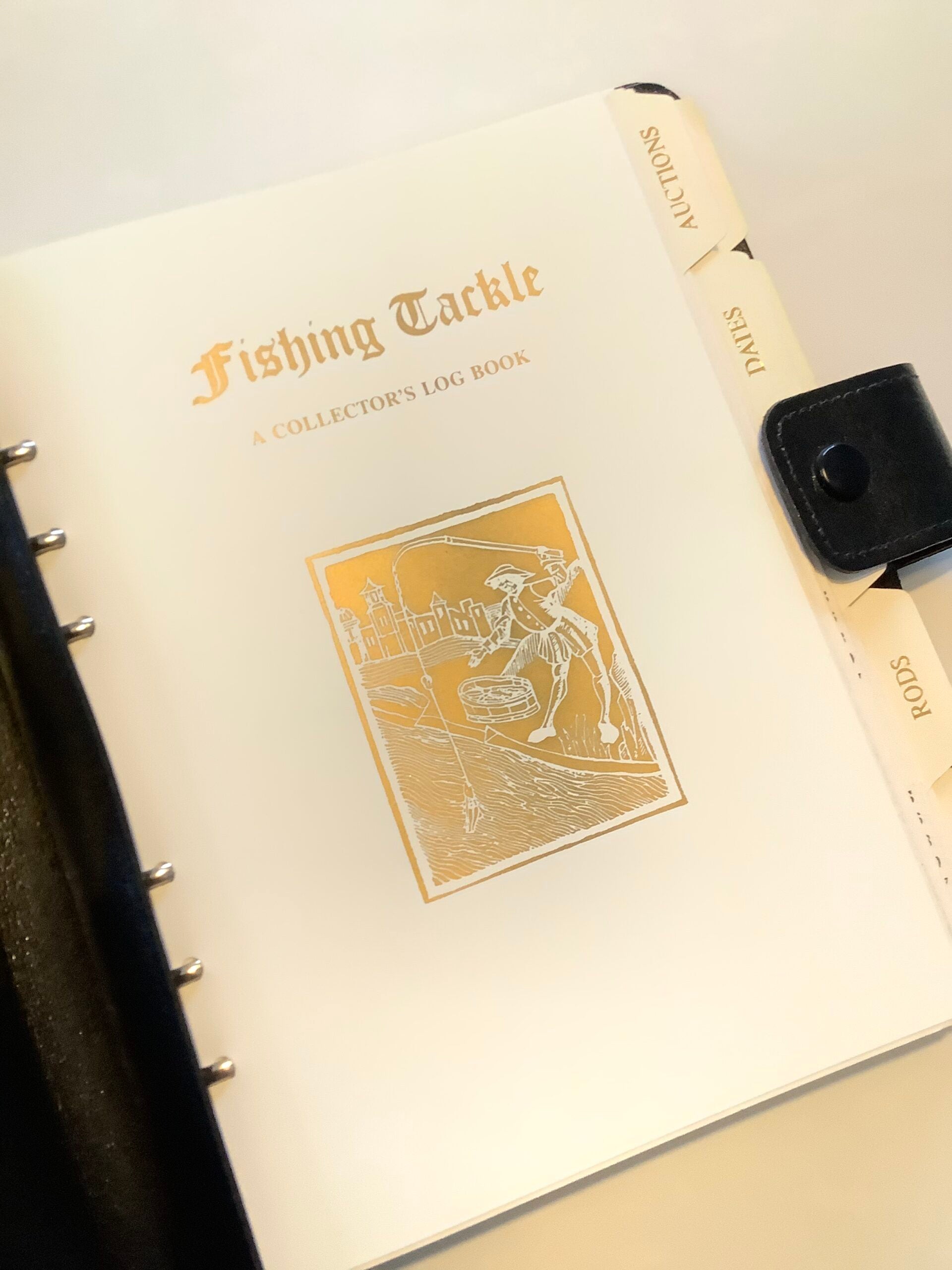 Fishing Tackle A collectors leather Log book by Graham Turner