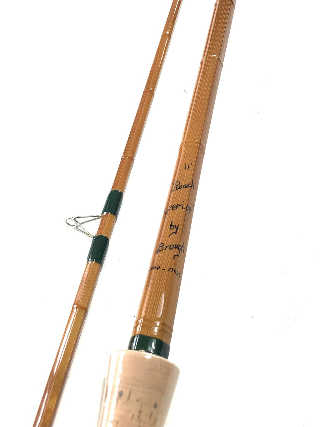 New Unused JOHN BROUGH “ Roach Superior “ 11ft Built CANE Rod