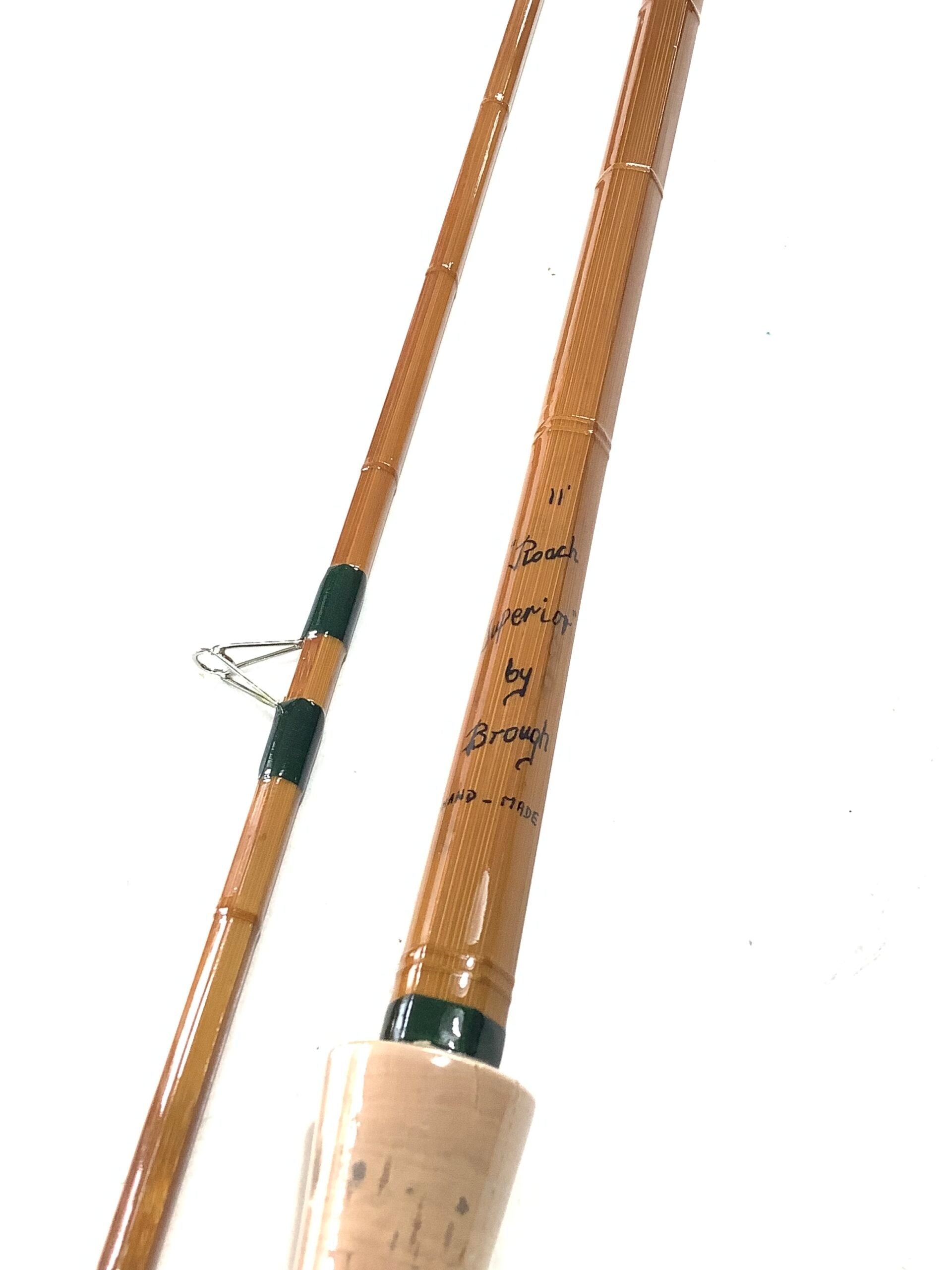 New Unused JOHN BROUGH “ Roach Superior “ 11ft Built CANE Rod