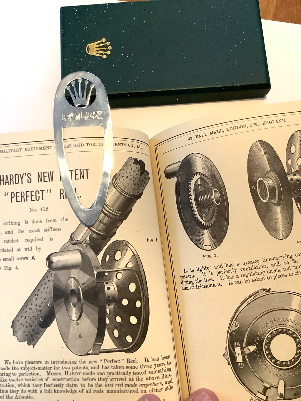 Rare Rolex silver Book Marker