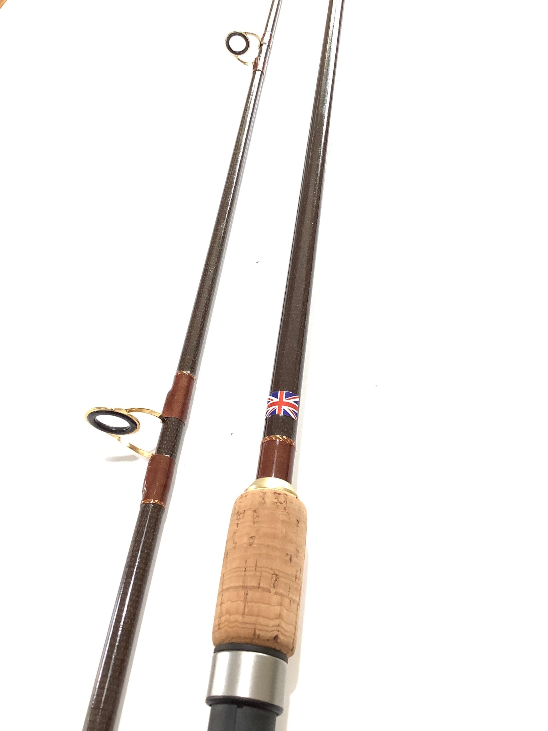 A Bespoke Special Built North Western Gold Plated Ringed 8ft Stalking Rod
