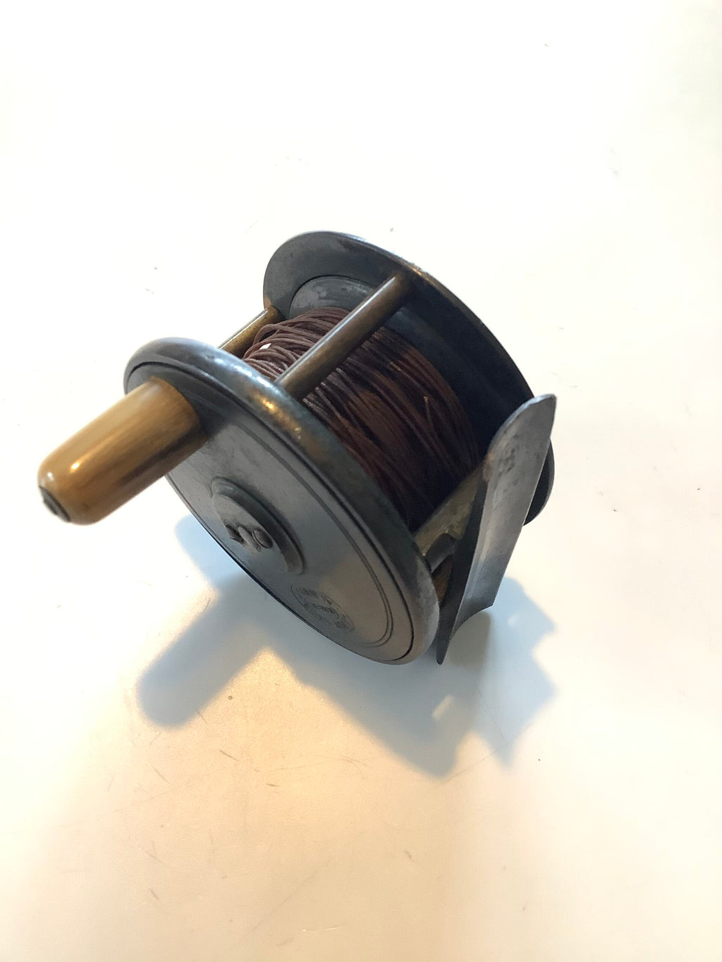Antique Rare Smallest Size 2 1/4” Hardy Bros 1896 Brass Fly Reel